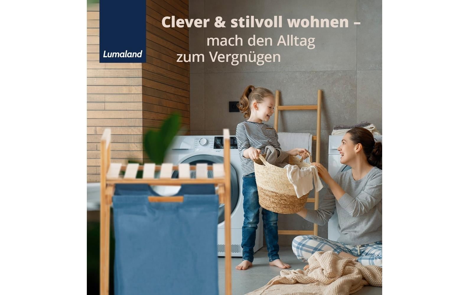 Lumaland Wäschekorb »Bambus 30 l«