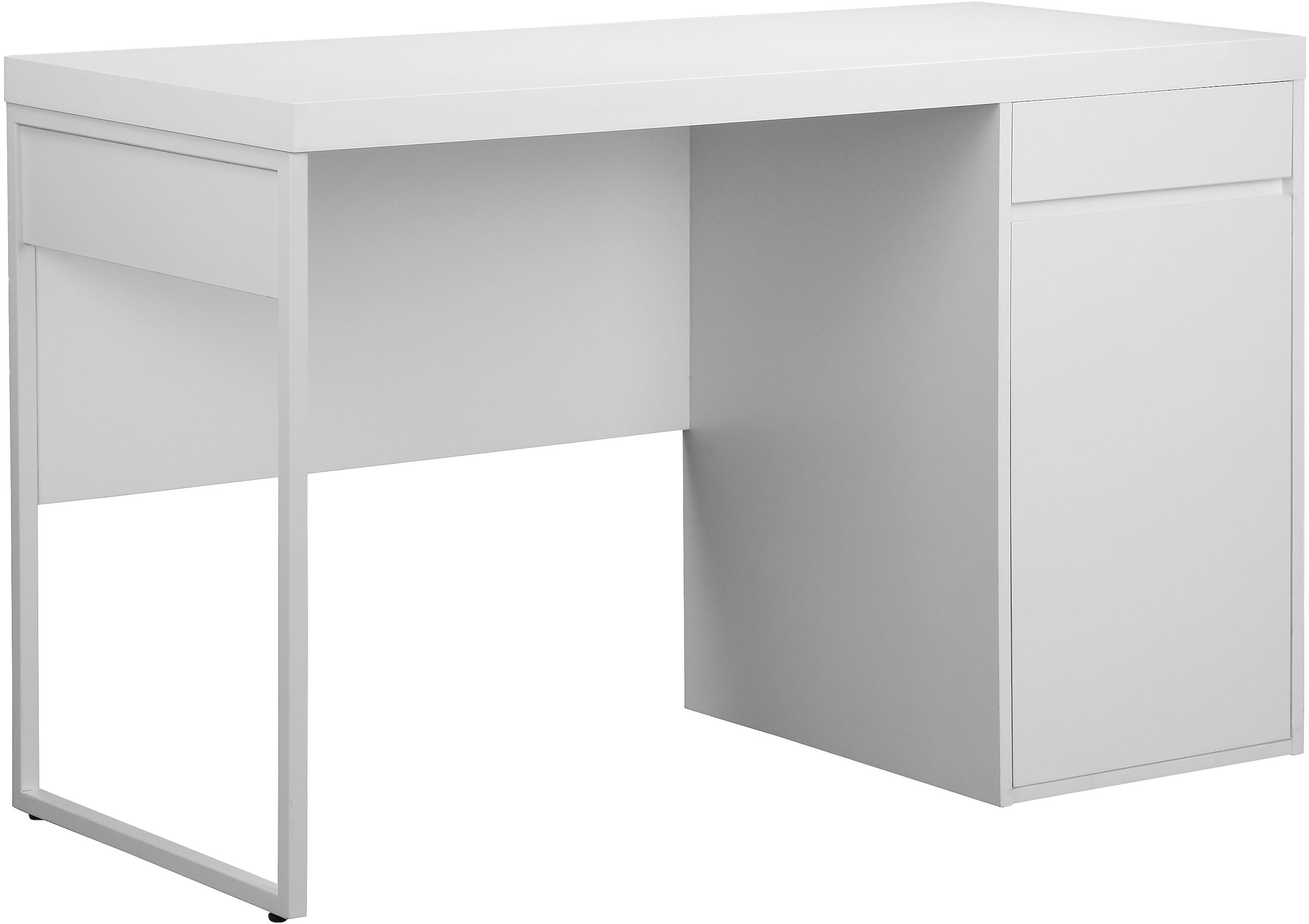 INOSIGN Schreibtisch »Oakley« mit 45 mm starker Tischplatte,  Schublade, Metallkufe, spiegelverkehrt montierbar, Breite 120 cm