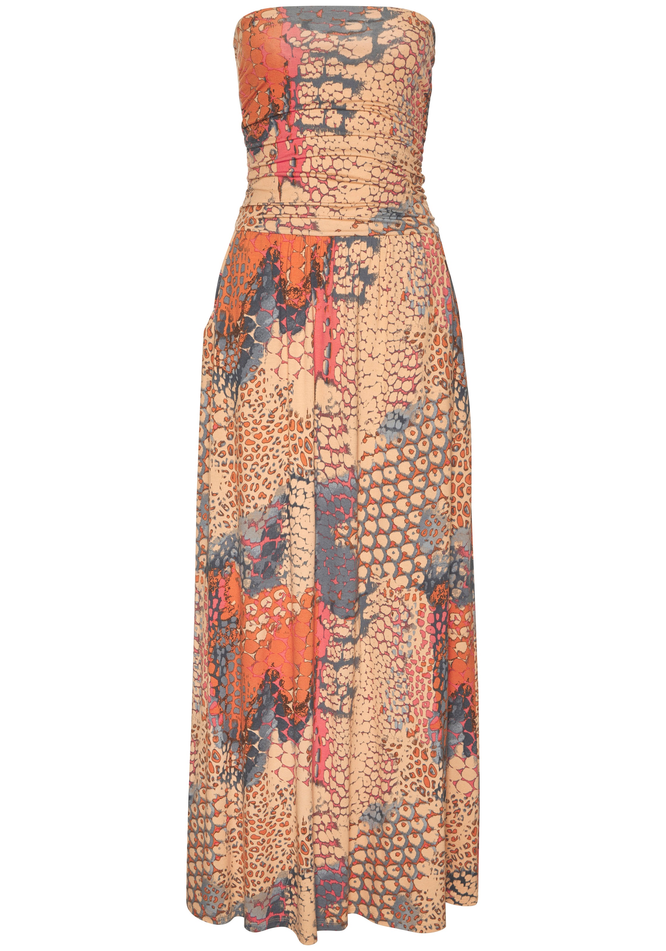 Buffalo Maxikleid Eingrifftaschen mit Eingrifftaschen