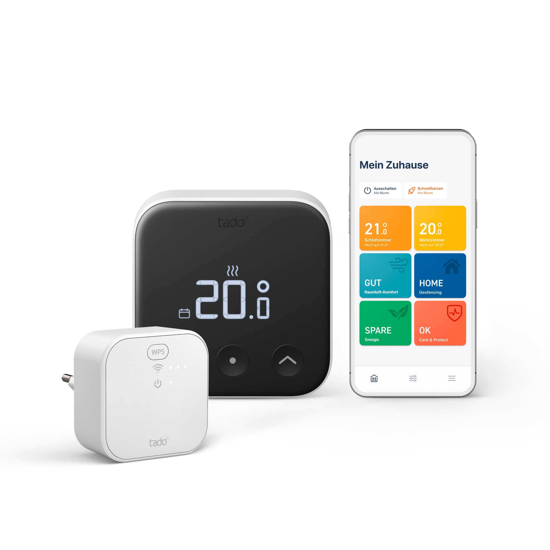 Tado Accessoires smart home »Kit Smartes Thermostat + 3x Smartes Thermostat (Line X)«