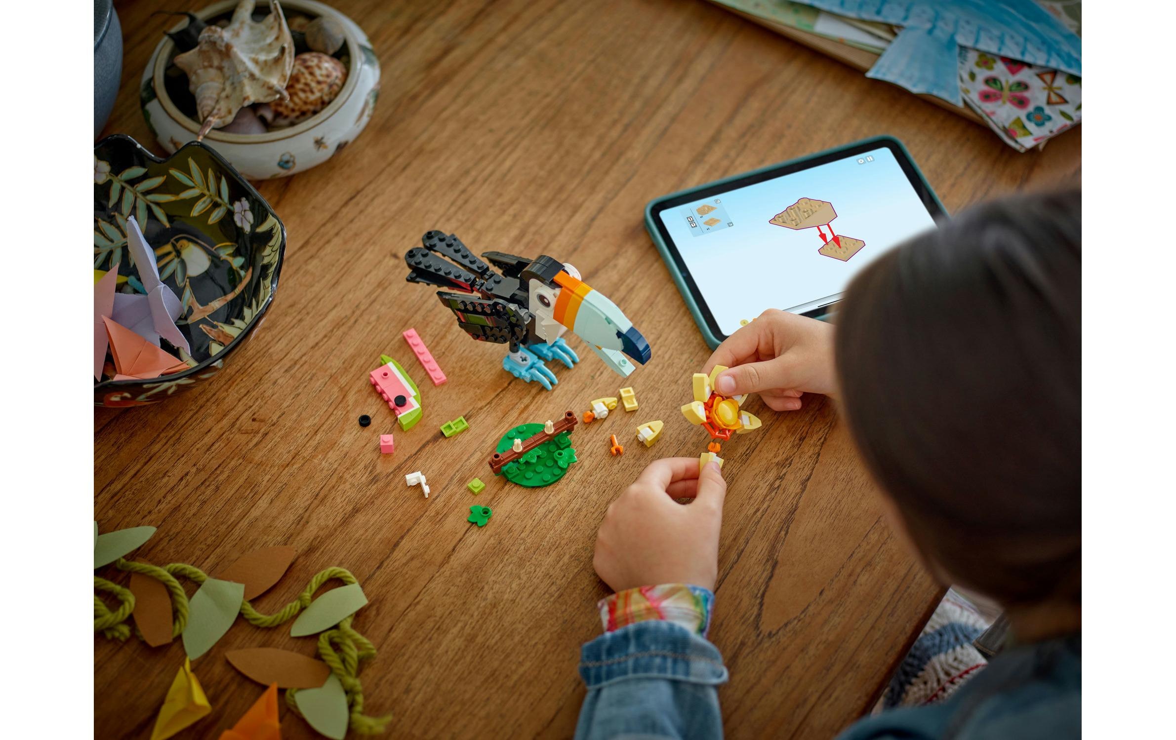 LEGO® Spielbausteine »LEGO® Creator Wilde Tiere: Tropischer Tukan 31173«