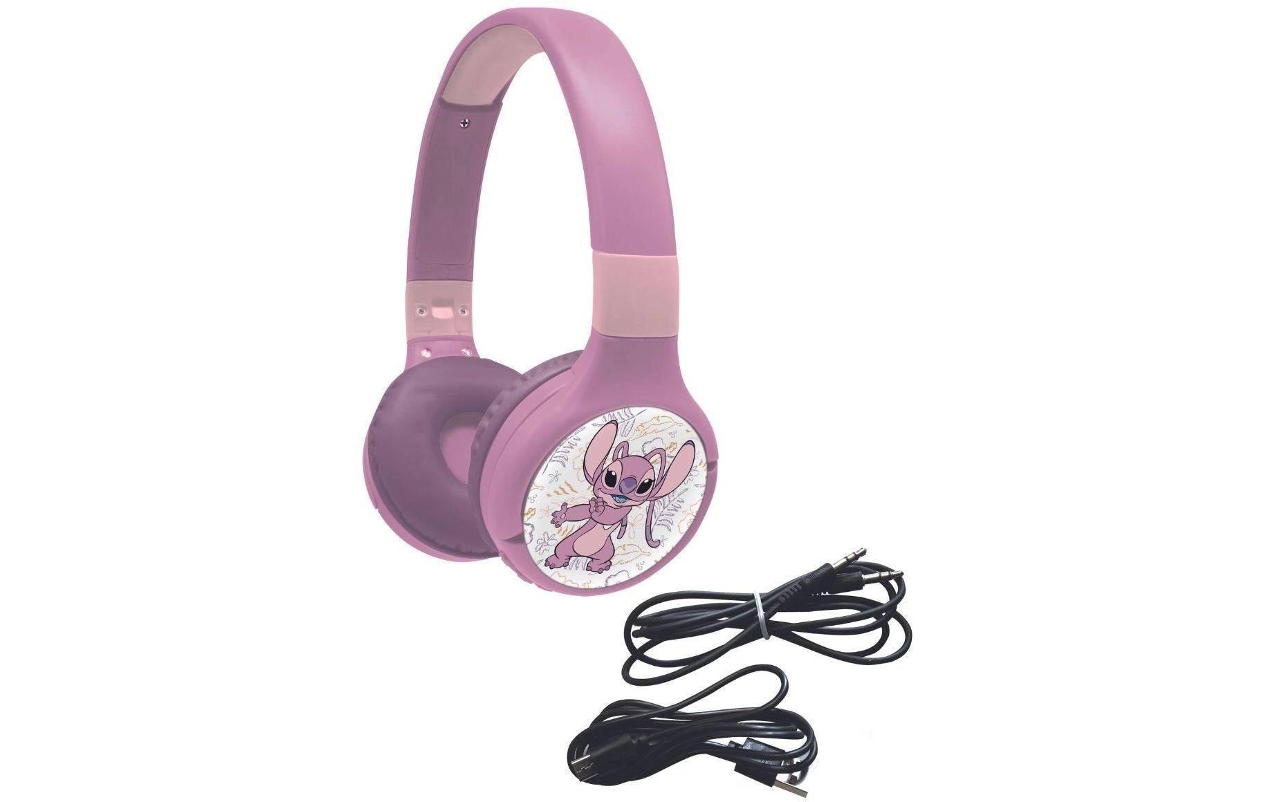 Lexibook® Casque supra-auriculaire »Disney Stitch Angel 2in1 Bluetooth-Kopfhörer«