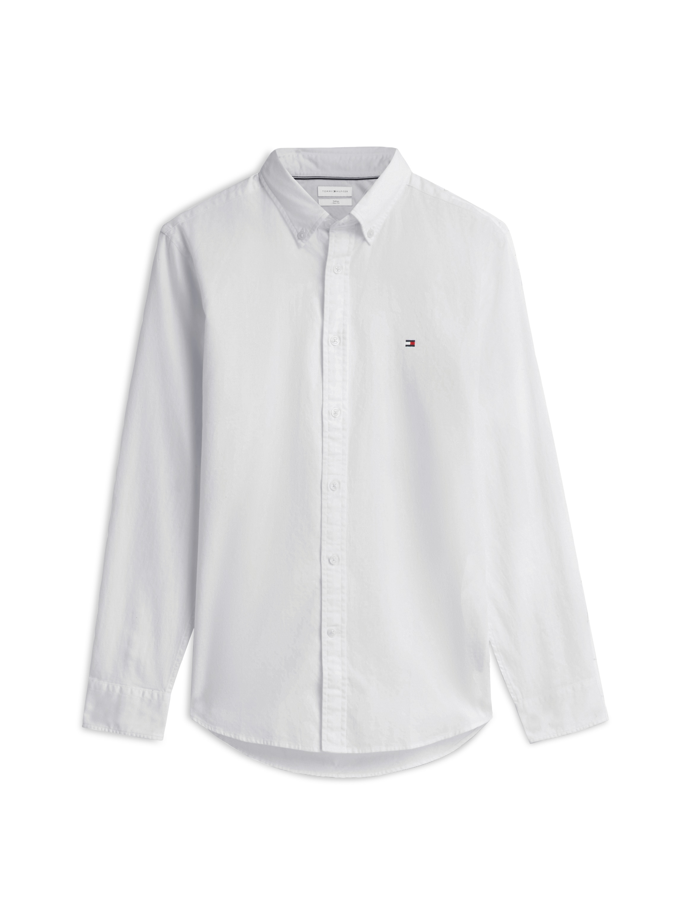 Tommy Hilfiger Langarmhemd »FLEX DOBBY SLIM FIT« Slim Fit Dobby Structure