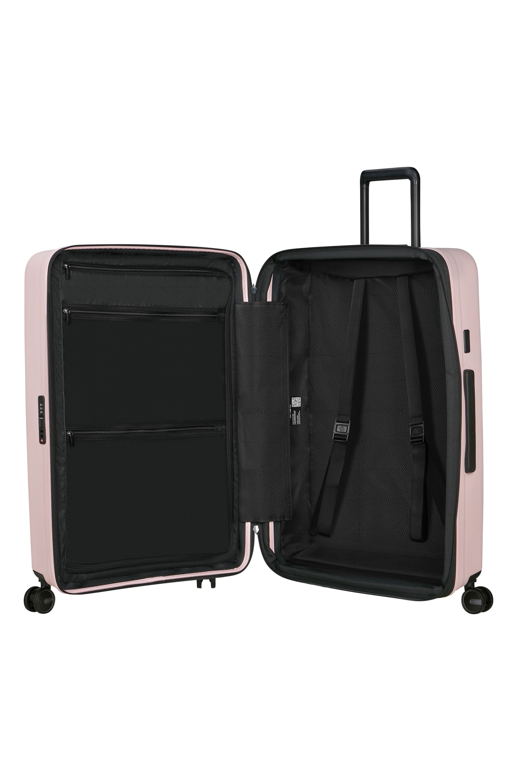 Samsonite Trolley à coque dure »RESTACKD, verschiedene Grössen und Farben« avec sacs de rangement,  99 litre 4 Rollen pour vacances, voyage, congés et voyage d'affaires, avec extension de volume