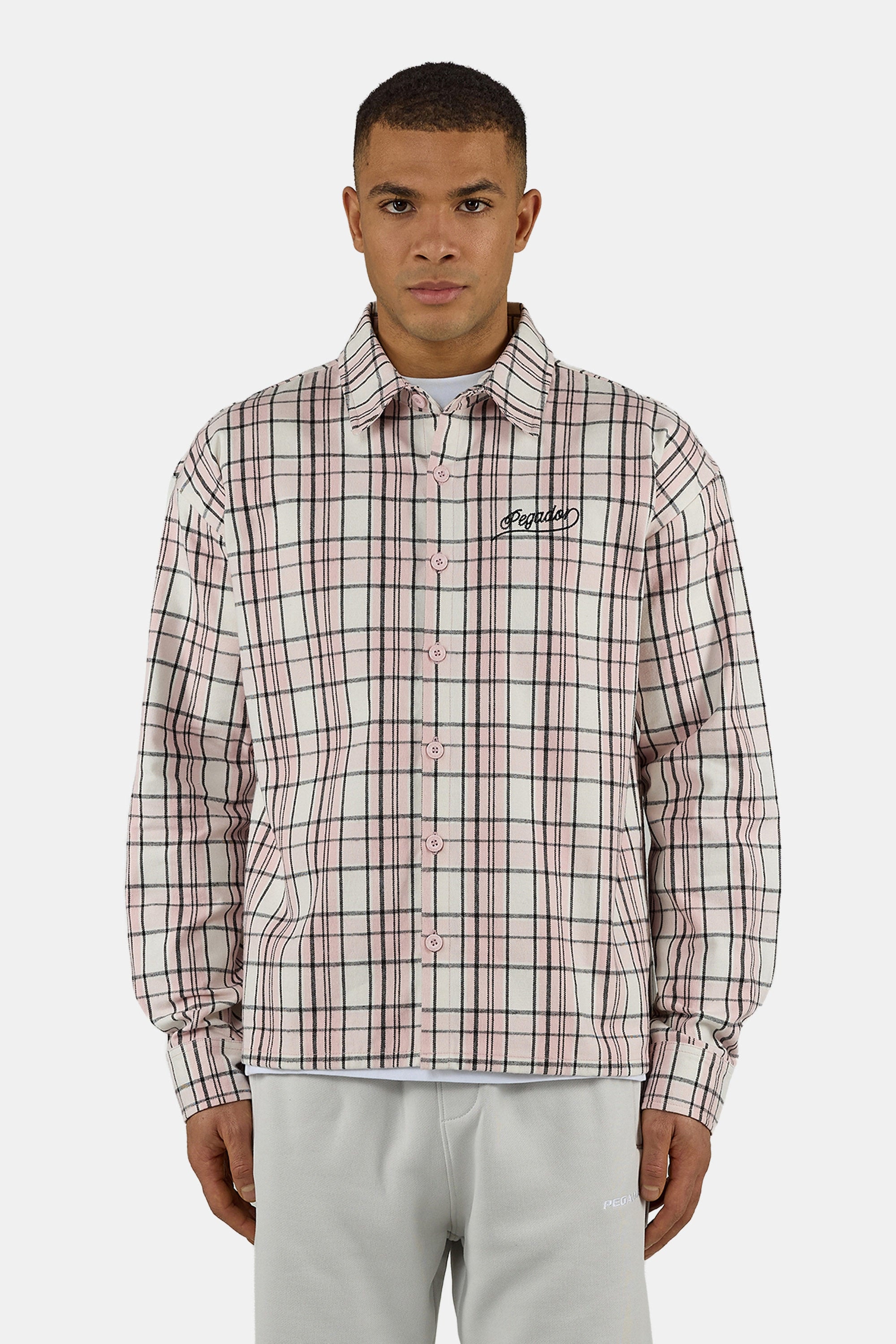 PEGADOR Chemise à manches longues »Soglio Oversized Flannel Shirt« Coton, oversize