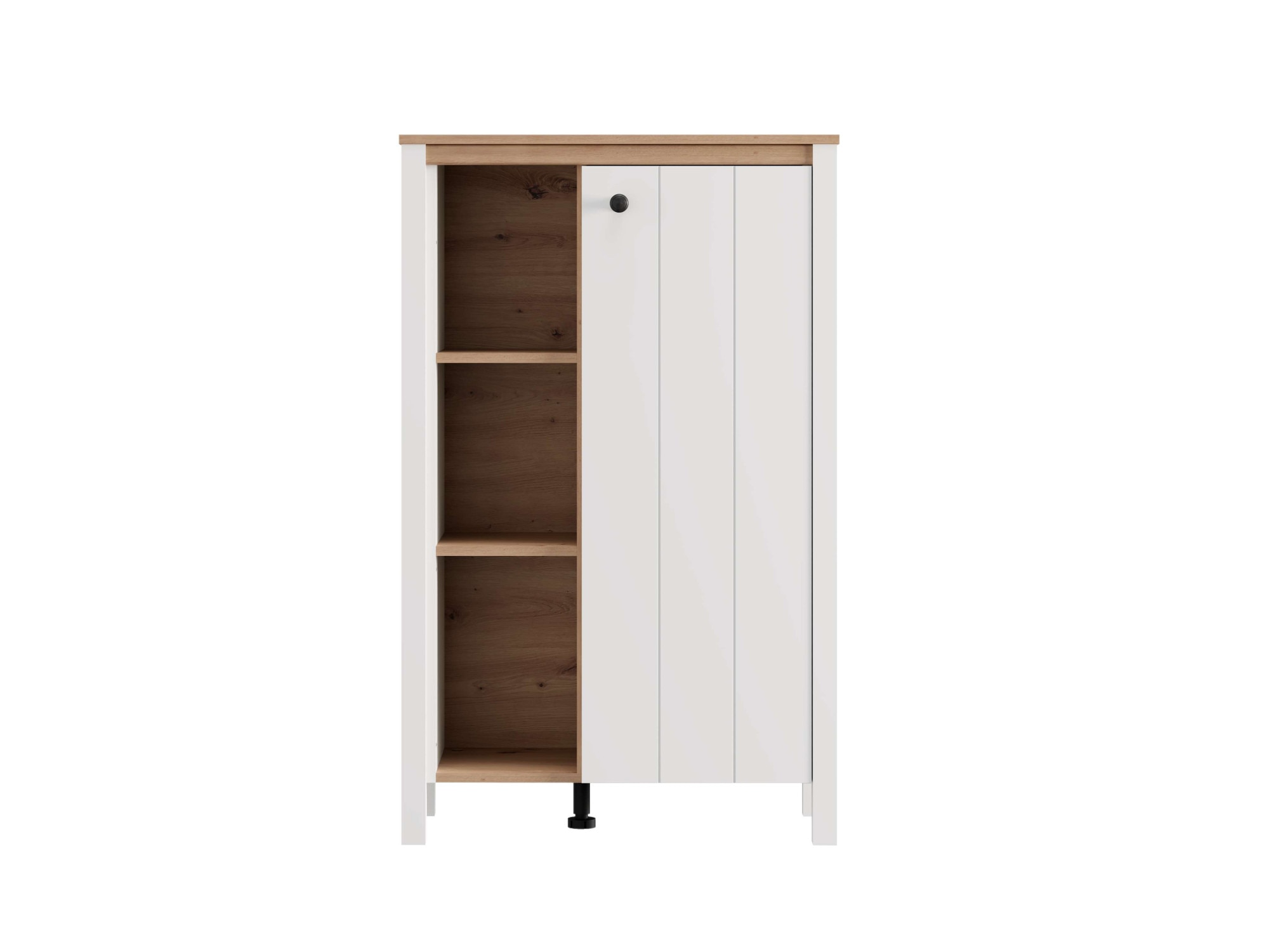 Home affaire Buffet haut »BEDFORD, Hochkommode, Vitrine, Glasvitrine, Kombi-Highboard« Profil MDF 2D recouvert, marquage à chaud