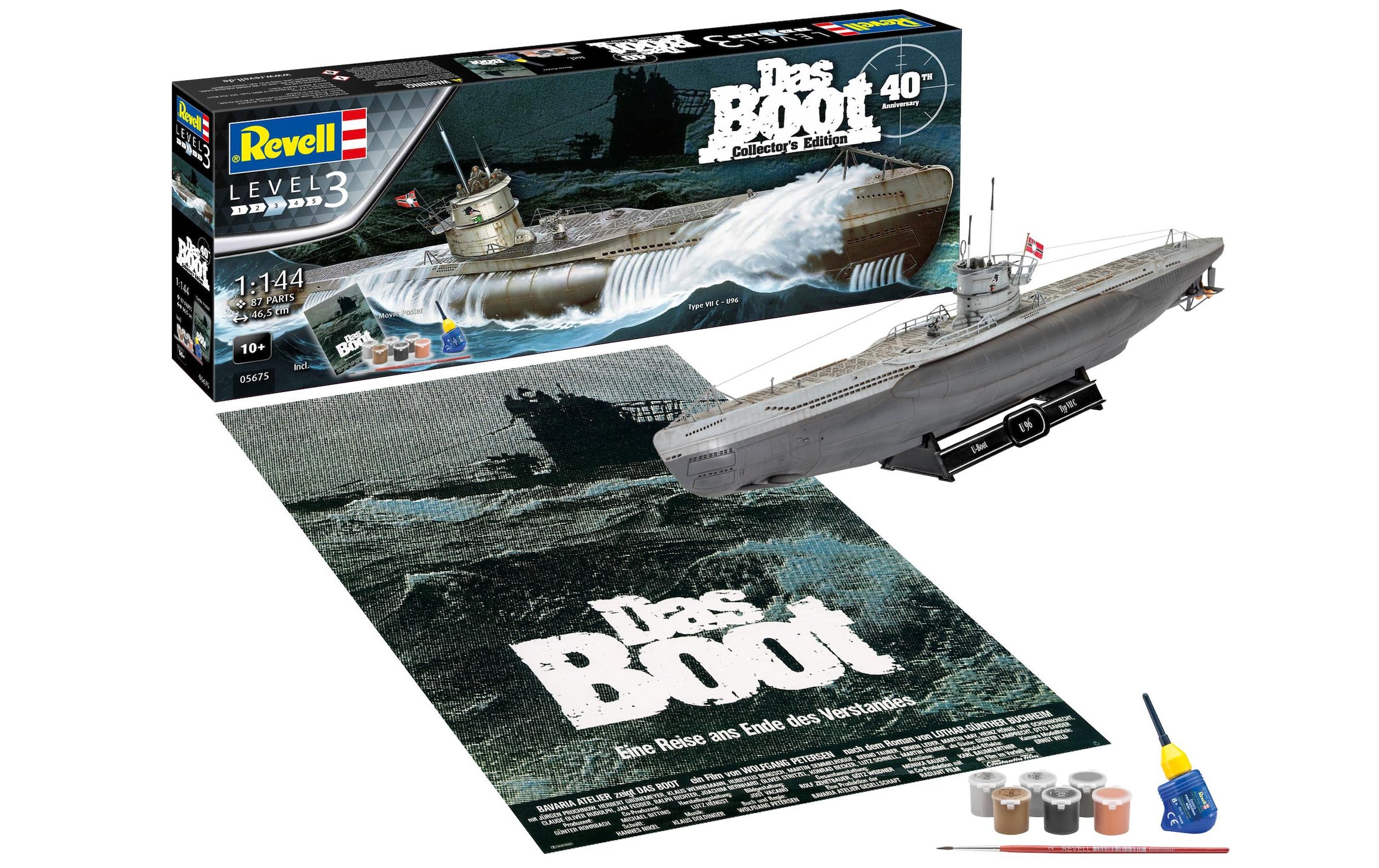 Revell® Modellbausatz »Geschenkset zum Film Das Boot« 1:144 Made in Europe