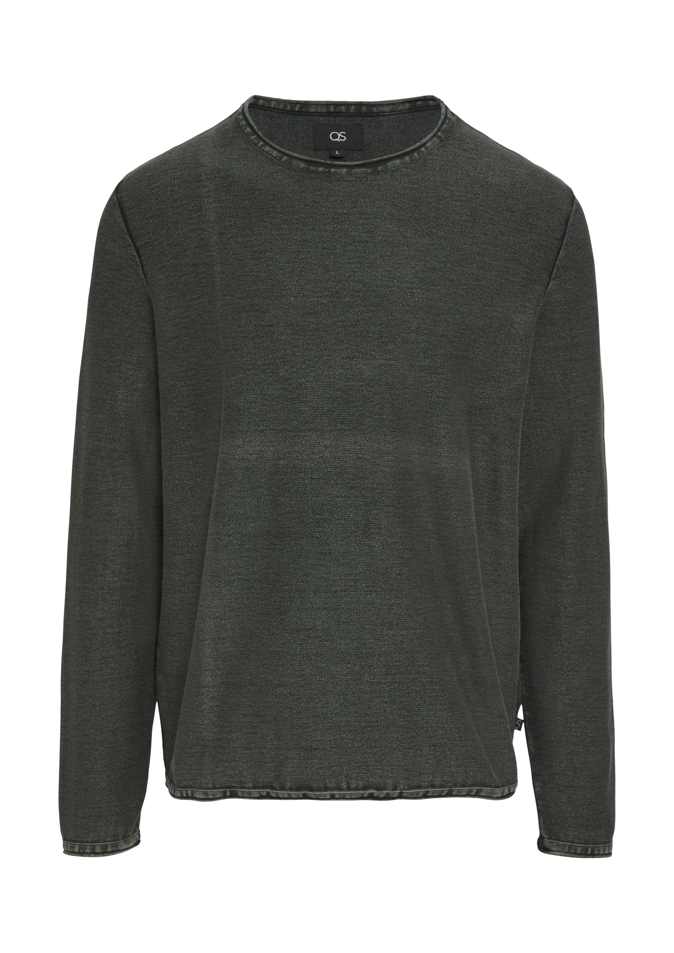 QS Pull en tricot avec bord roulé