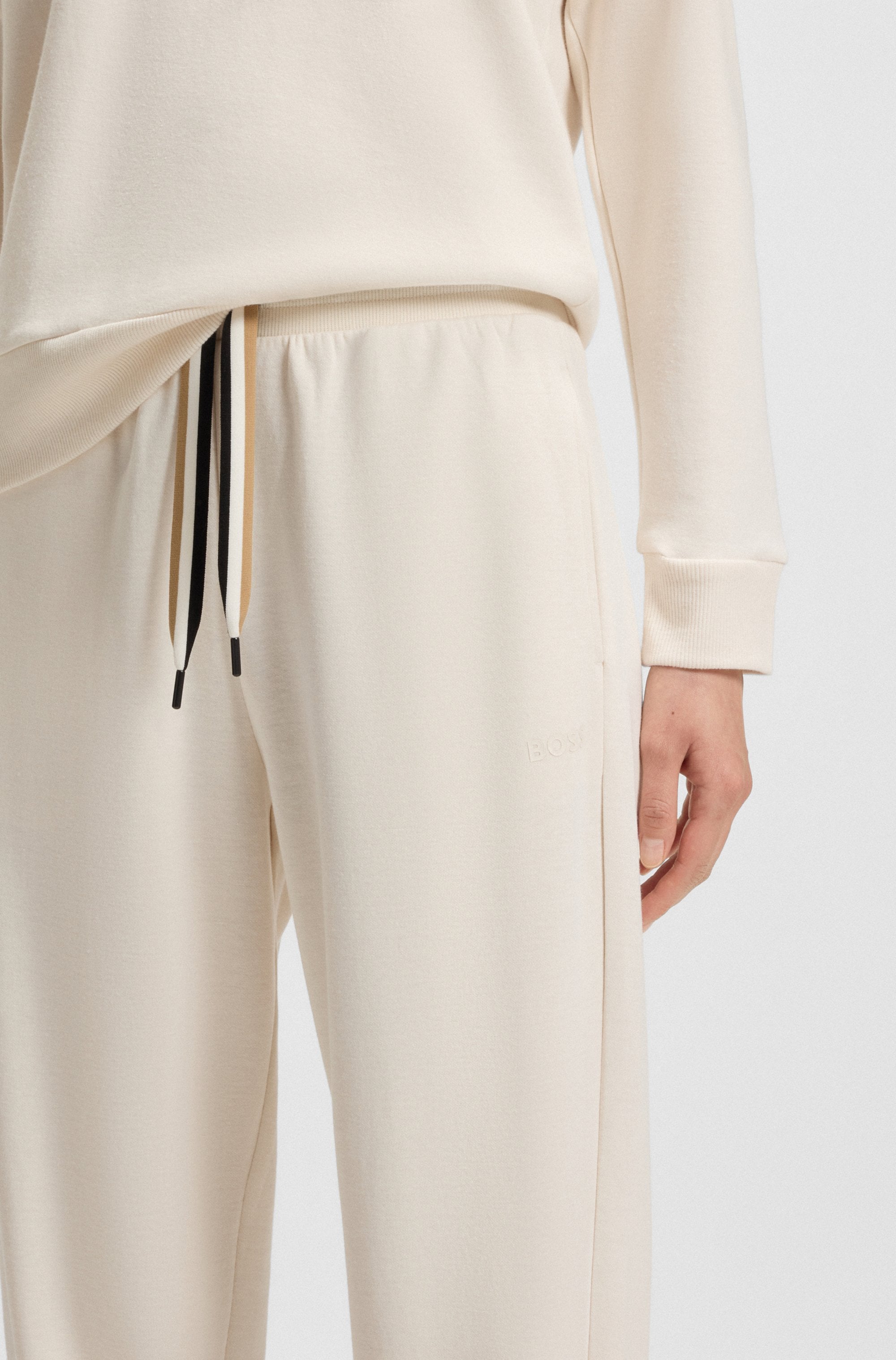 BOSS Pantalon de détente »CP Stripe_Pants Cuff«