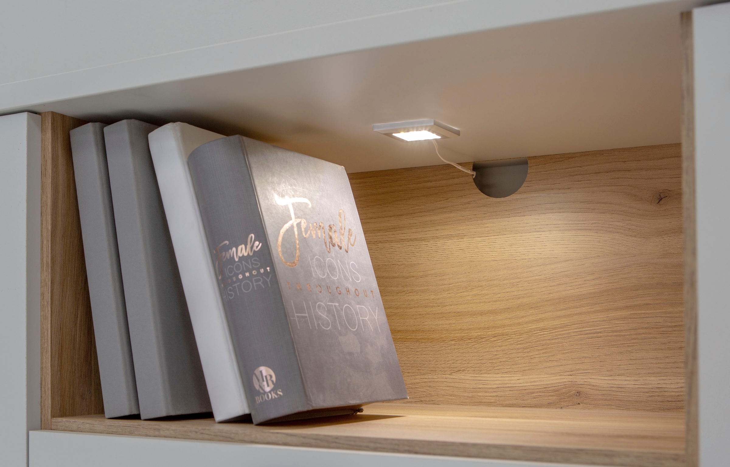FORTE Luminaire d'agencement à LED »Lacetti« blanc chaud montage facile