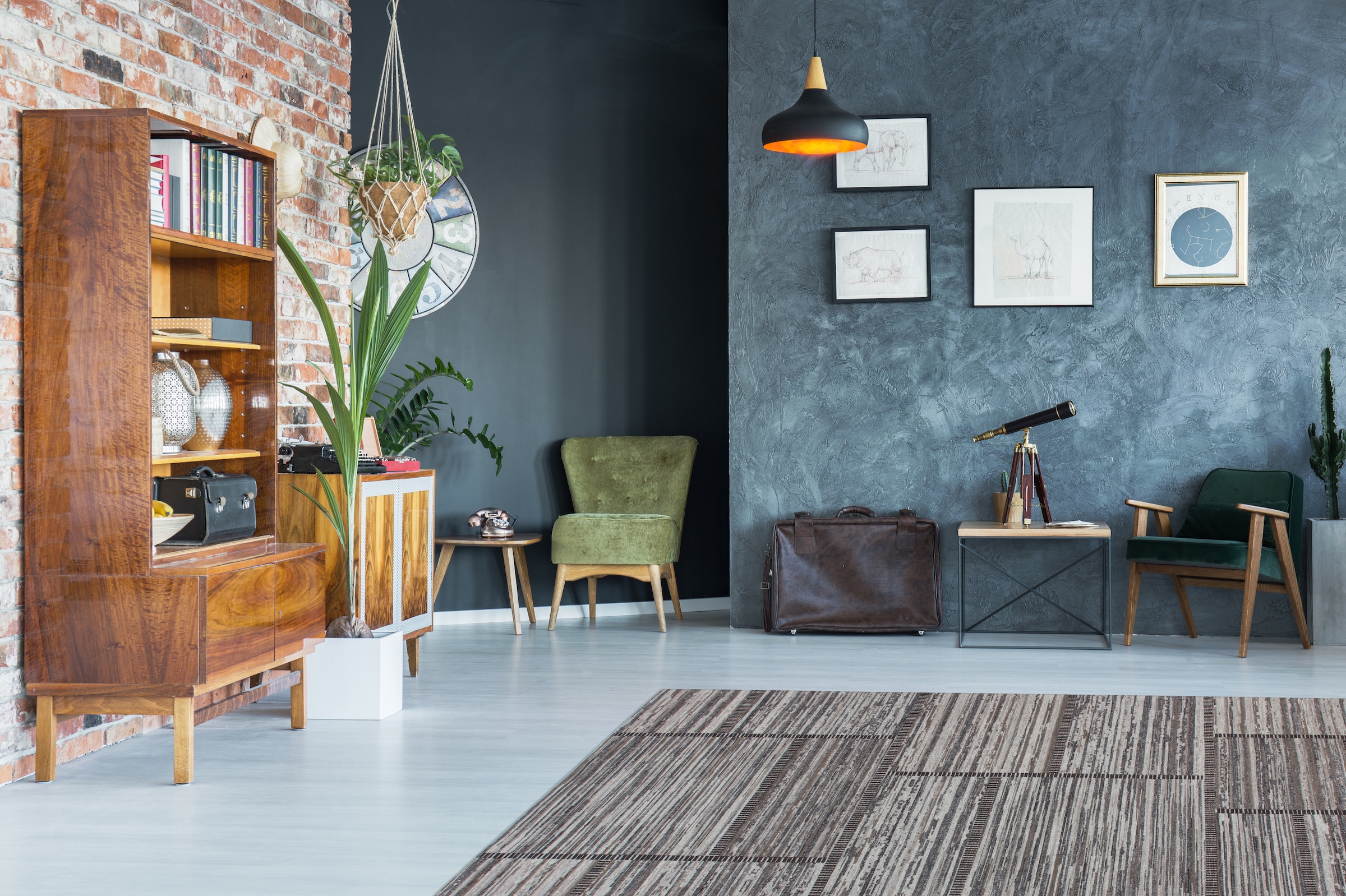 Kayoom Teppich »Phoenix 112« rechteckig 6 mm Höhe Dezenter Jacquard-Teppich, Flachflor, Aus pflegeleichten Materialien