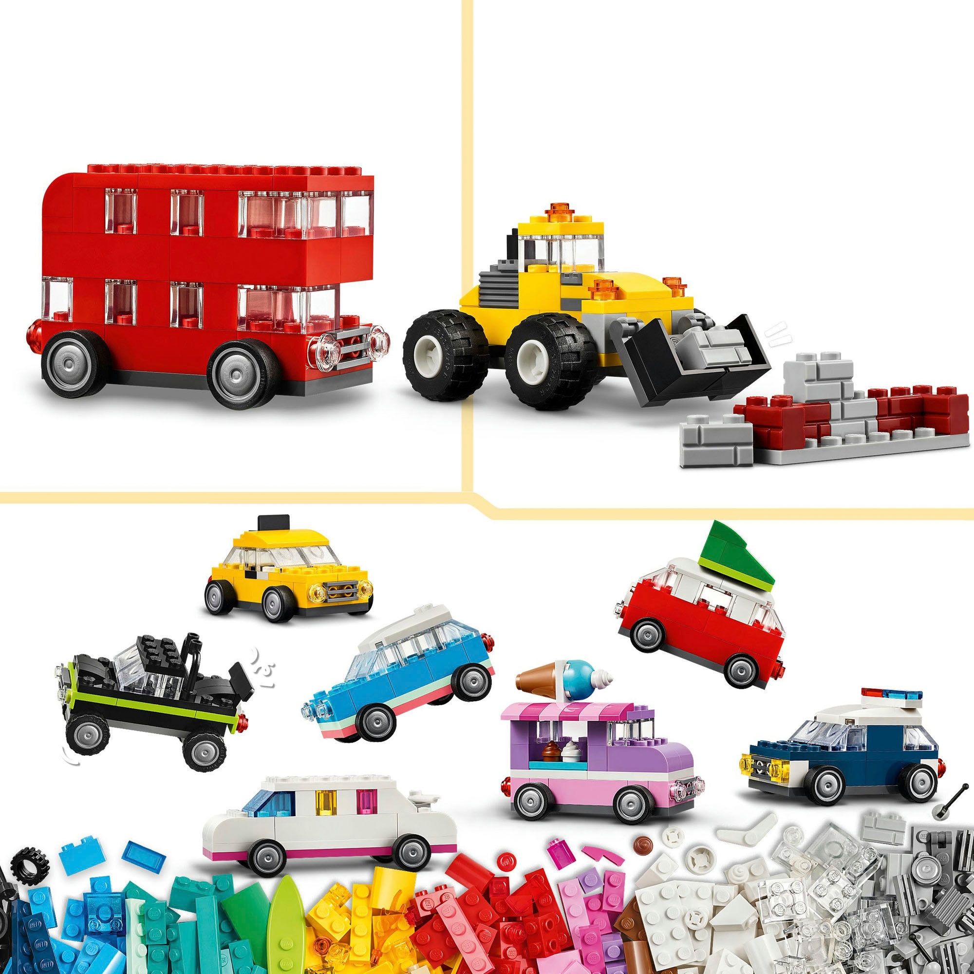 LEGO® Konstruktionsspielsteine »Kreative Fahrzeuge (11036), LEGO Classic« Made in Europe