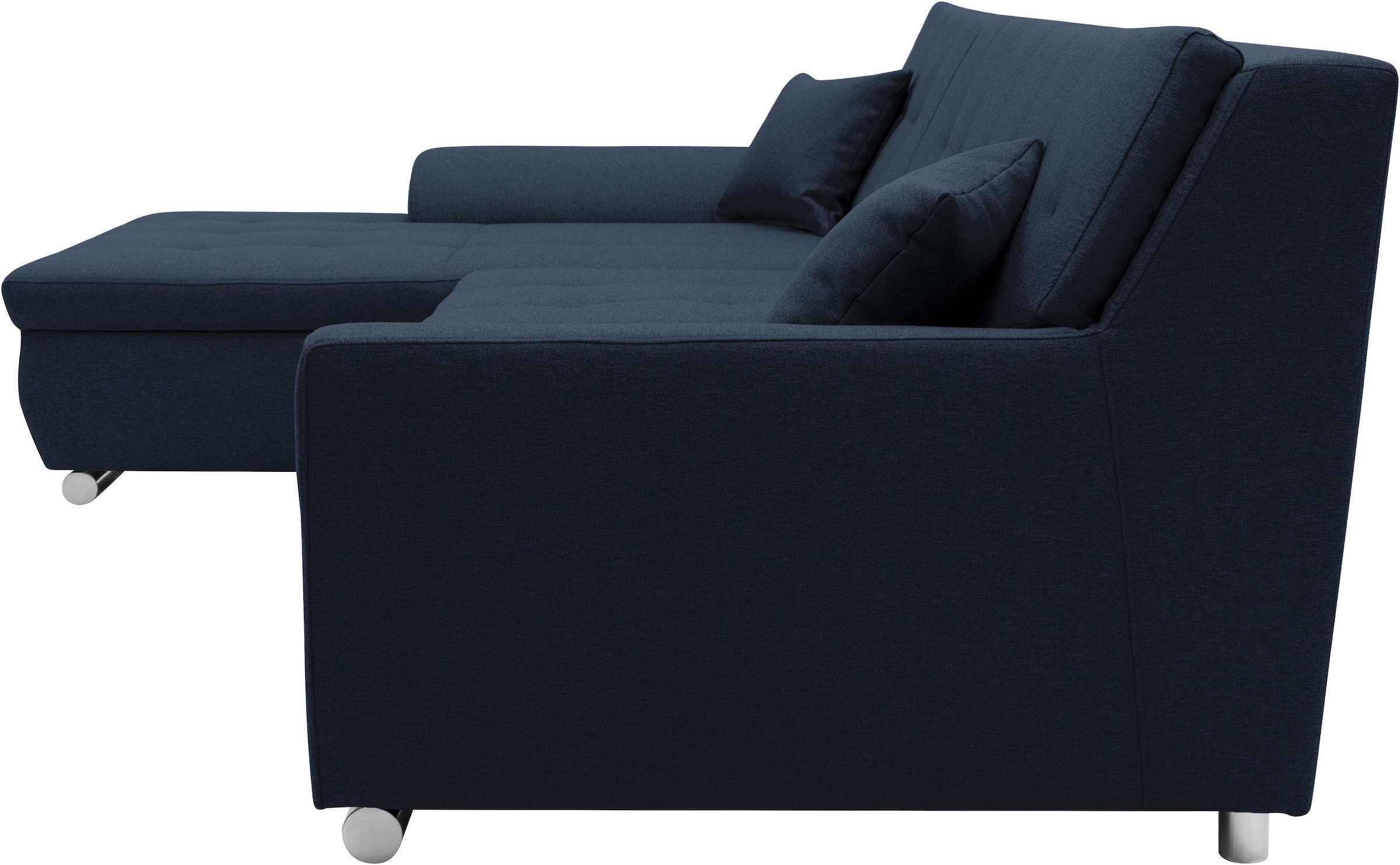 GOODproduct Canapé d'angle »Tornby 268 x 178 cm, mit Steppungen, modern & stabil« forme en L, en microfibre de luxe douce et facile d'entretien