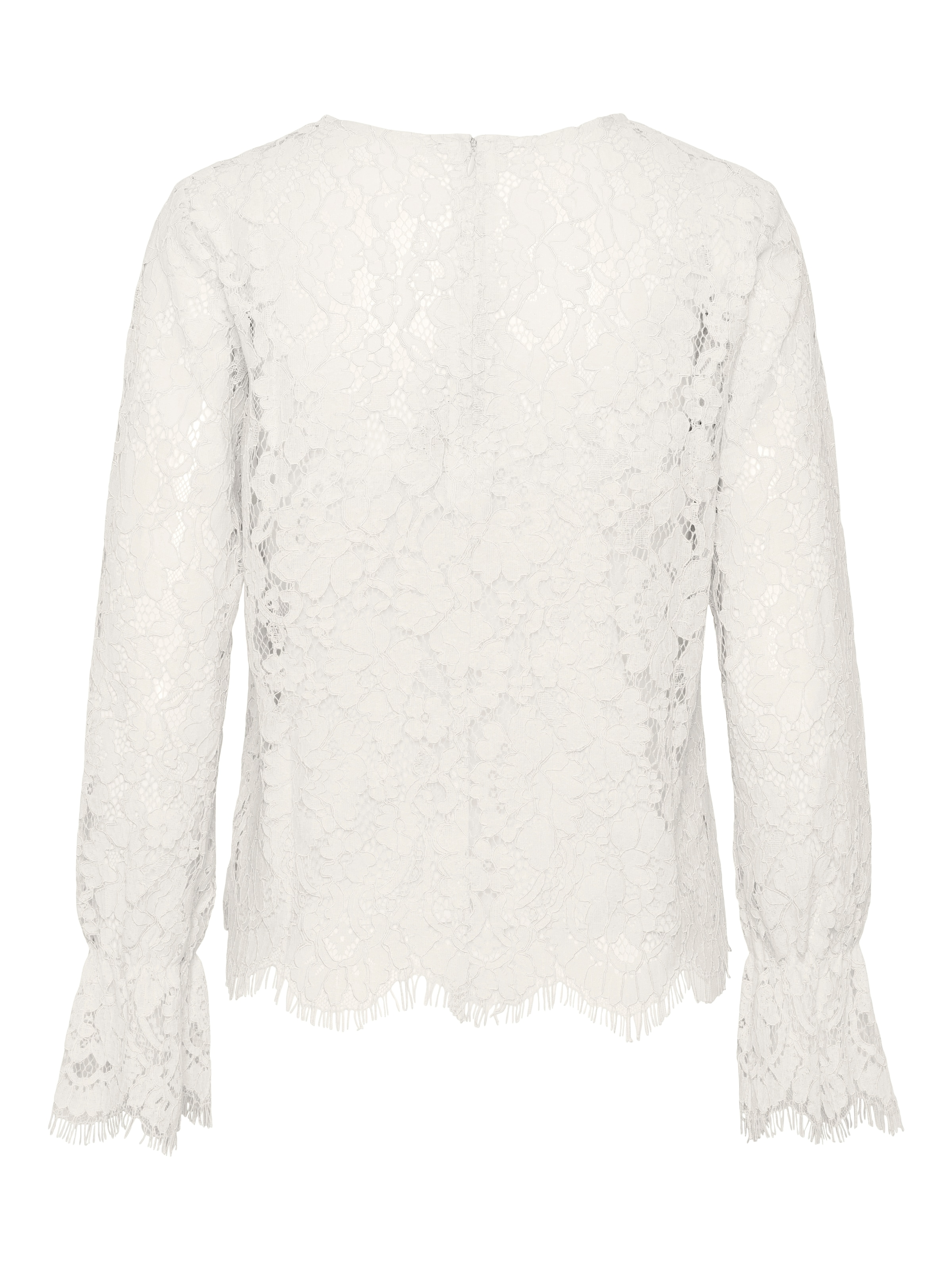 Y.A.S Spitzenbluse »YASPERLA LS LACE TOP S. NOOS«