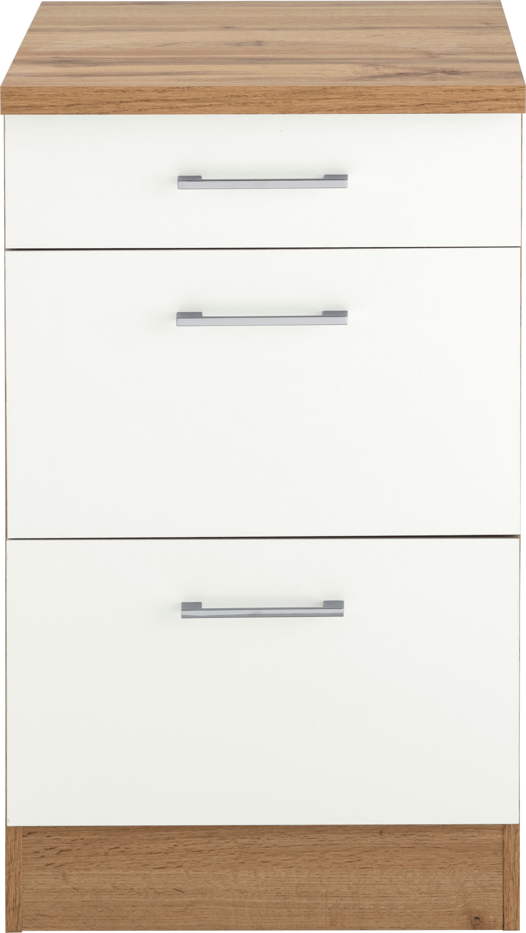 KOCHSTATION Auszugsunterschrank »KS-Colmar« 50 cm, mit Metallgriff, alles sofort greifbar dank zwei grosser Auszüge