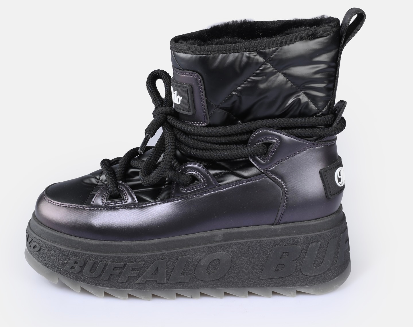 Buffalo Bottes de neige »ELIZA«  bottes d'hiver, bottines à lacets, bottines à enfiler avec doublure chaude
