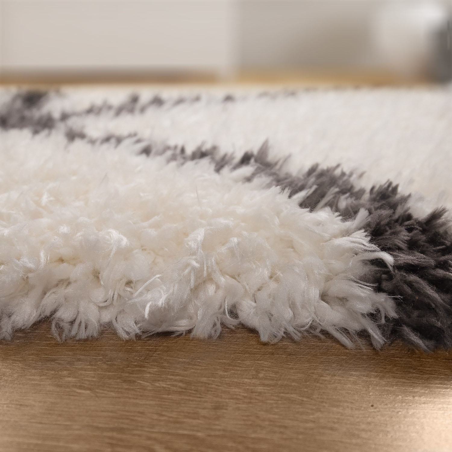 Paco Home Tapis à poils longs »Maghreb  78« Rectangulaire 44 mm Höhe modernes Design, weich und flauschig