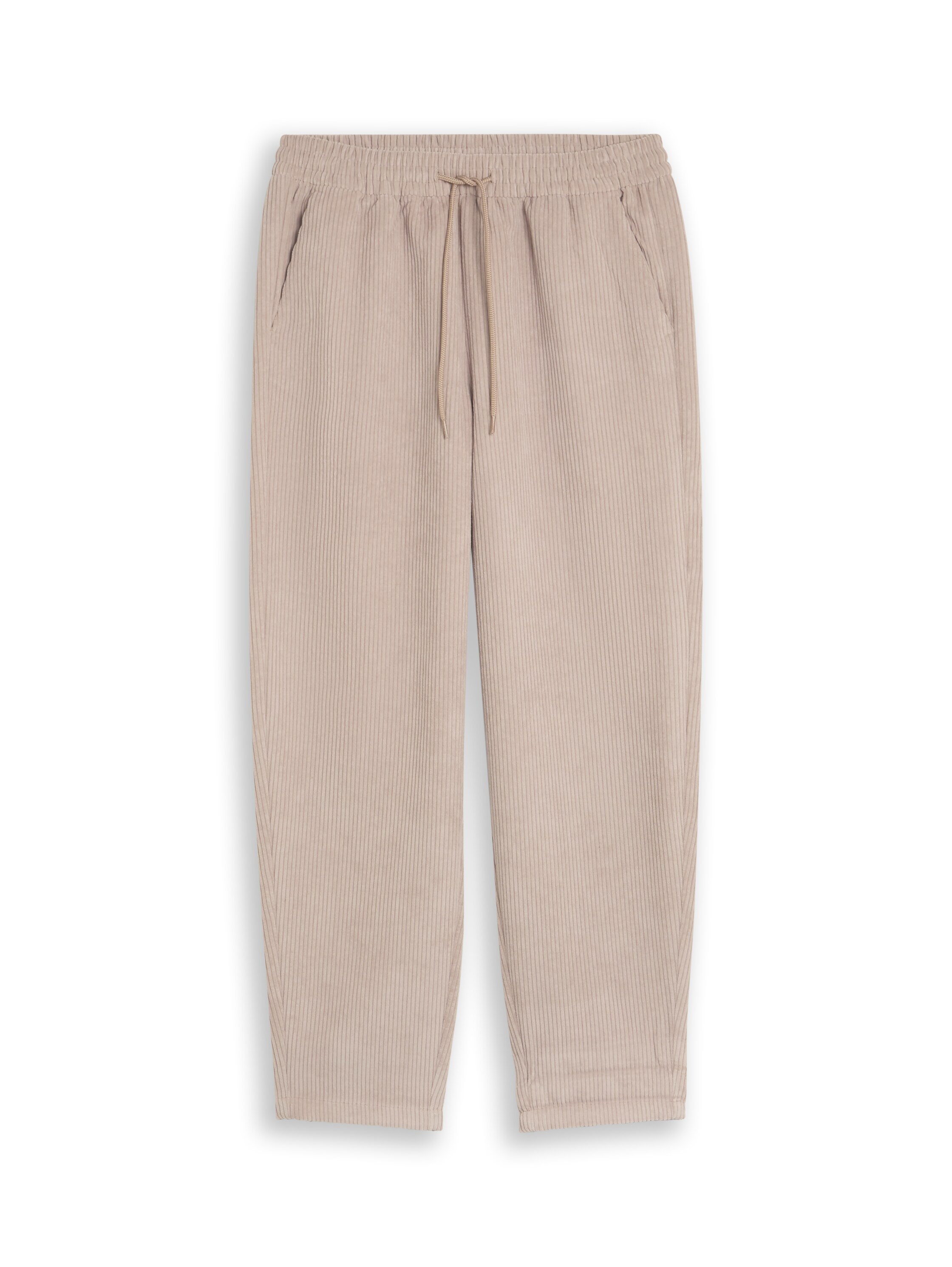 TOM TAILOR Denim Pantalon en tissu  avec texture fine et ceinture élastique