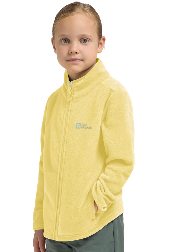 Jack Wolfskin Fleecejacke »TAUNUS JACKET K« Winddicht, wärmend, atmungsaktiv, Übergangsjacke, für Kinder
