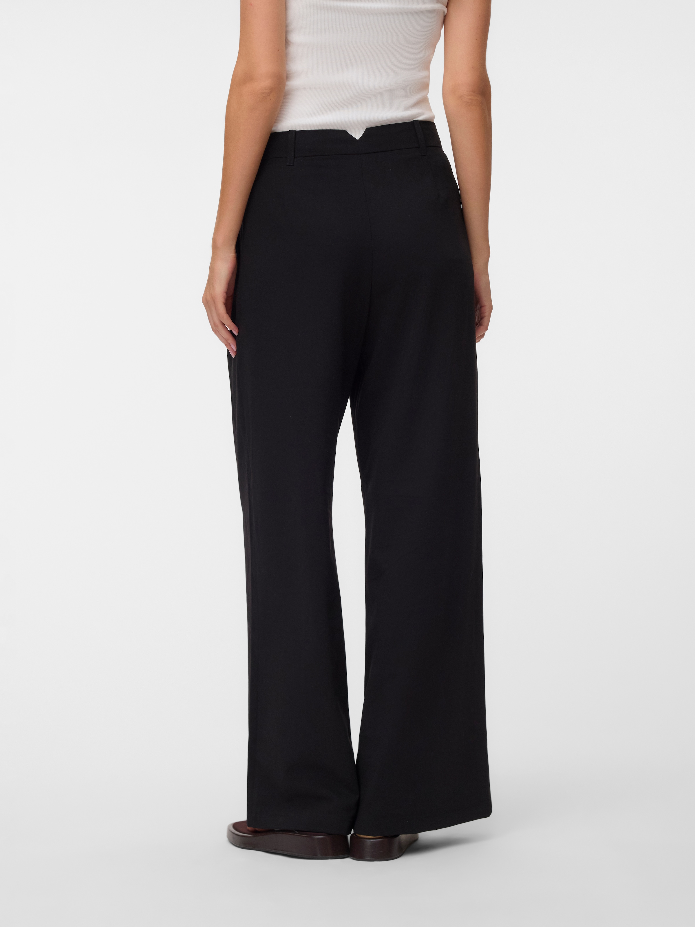 Vero Moda Pantalon de costume »VMSTELLA MW WIDE PLEAT PANT NOOS«  Mélange de matériaux, oversize