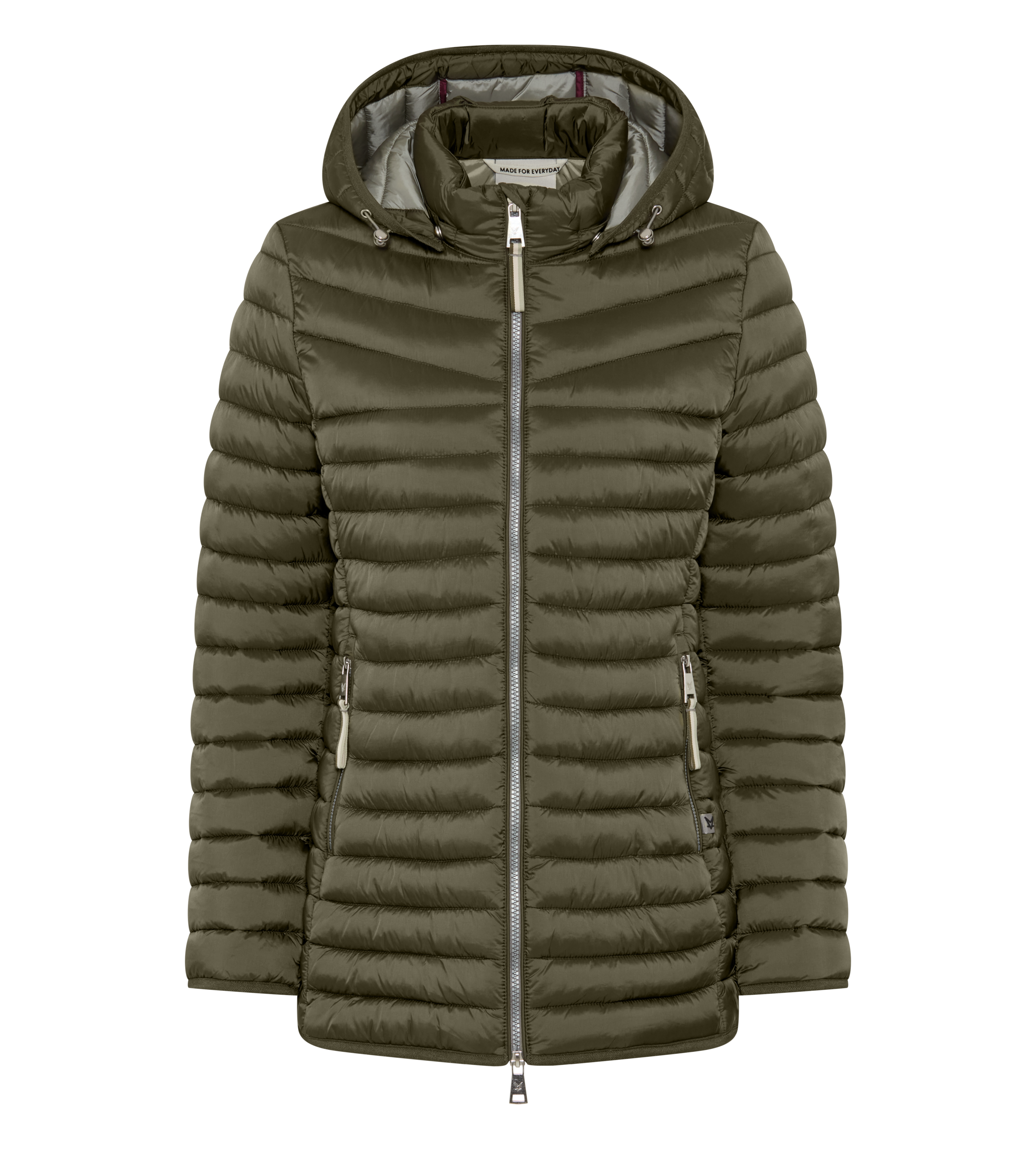 Fuchs Schmitt Steppjacke mit Kapuze annehmbare Kapuze, leicht tailliert, 2-Wege-Reissverschluss