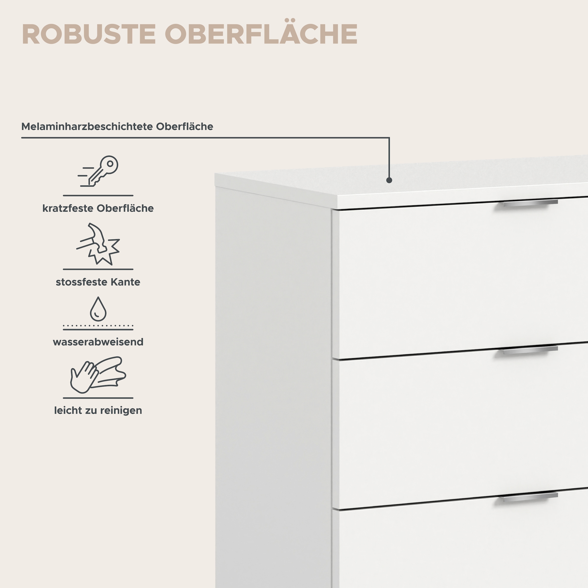 Home affaire Garderoben-Set »Trondheim, Garderobenset 3-tlg. Breite 171 cm,« 3 Stk. tlg.