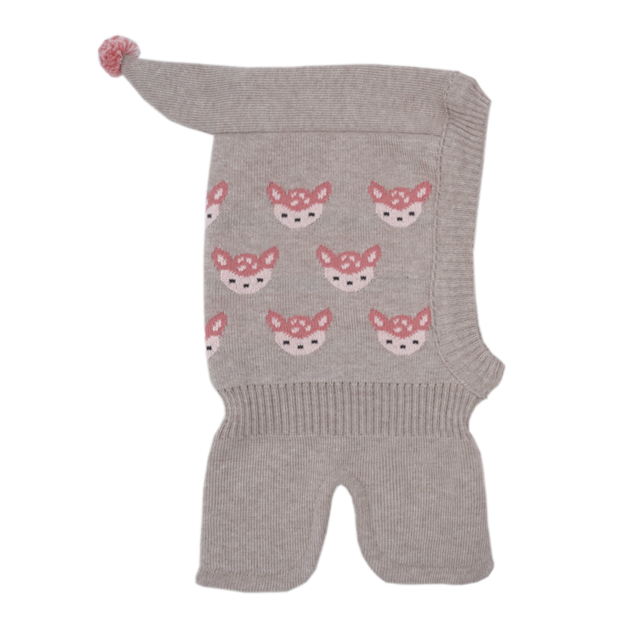 MAXIMO Schlupfmütze Baumwolle, doppelt gestrickt, Ausgenähtes Halsteil, kurzer Zipfel