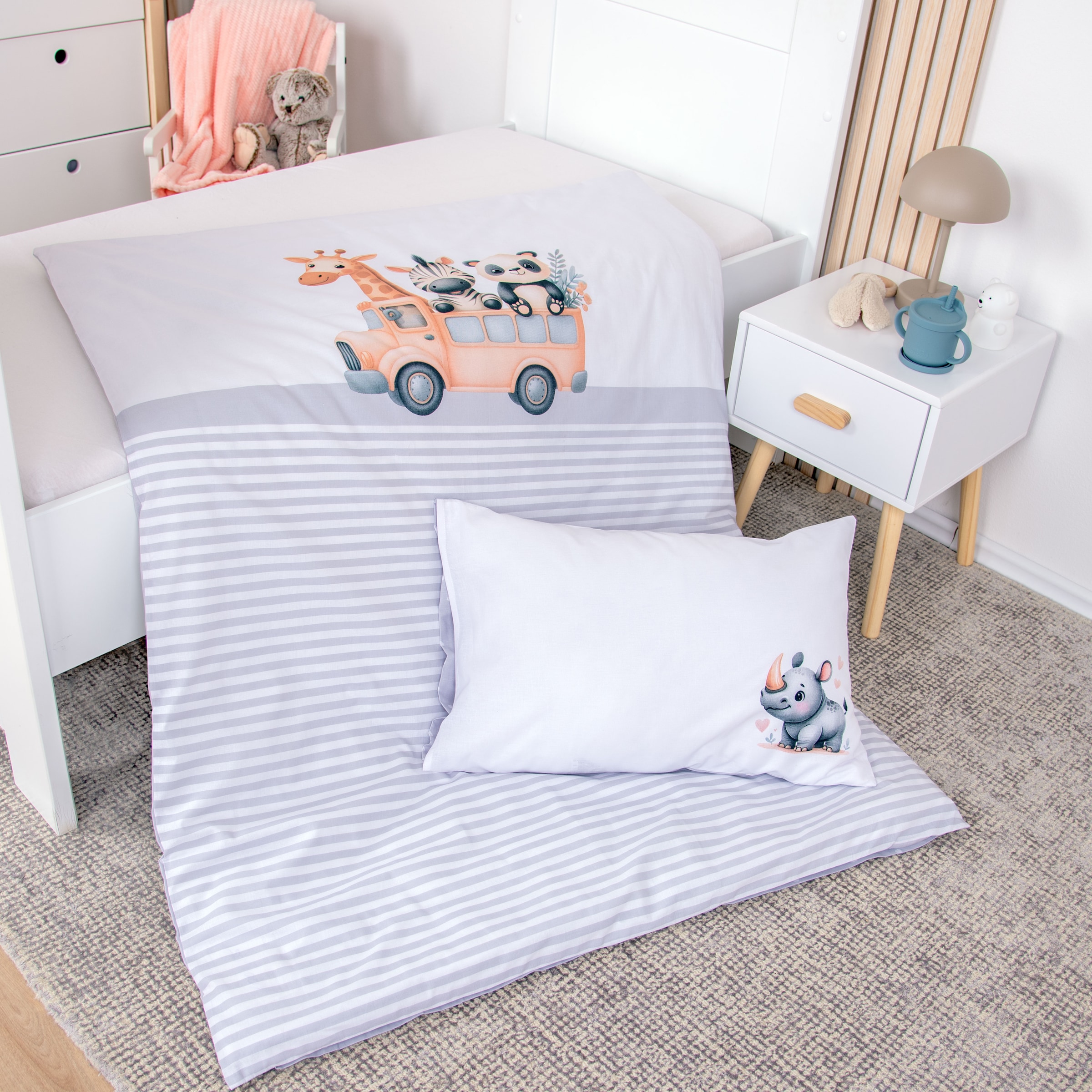 Baby Best Linge de lit pour bébé »babybest Adventure Buddies« 2 cuis