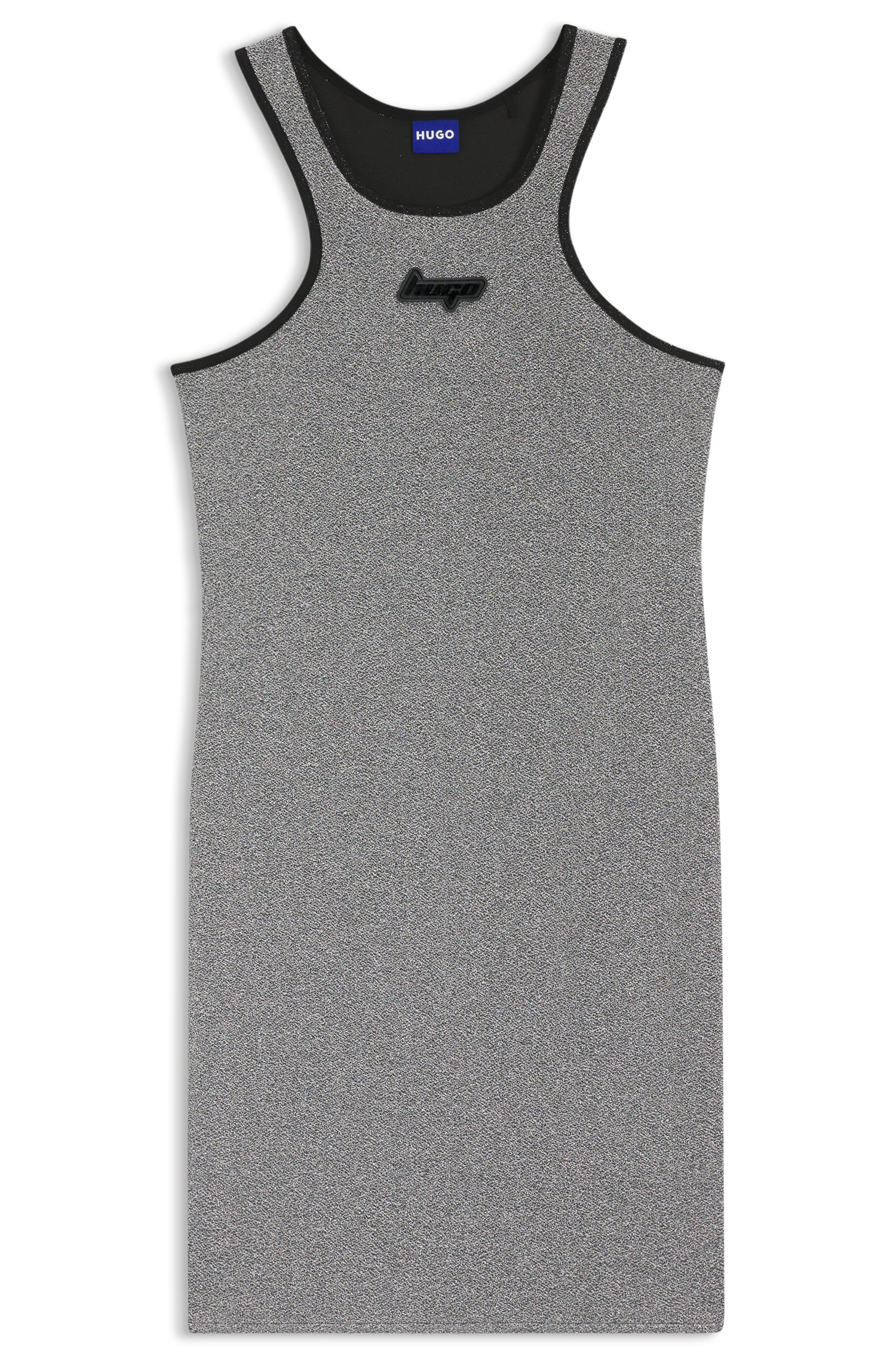 HUGO Blue Robe en jersey »Niamh« schimmernd, Slim Fit