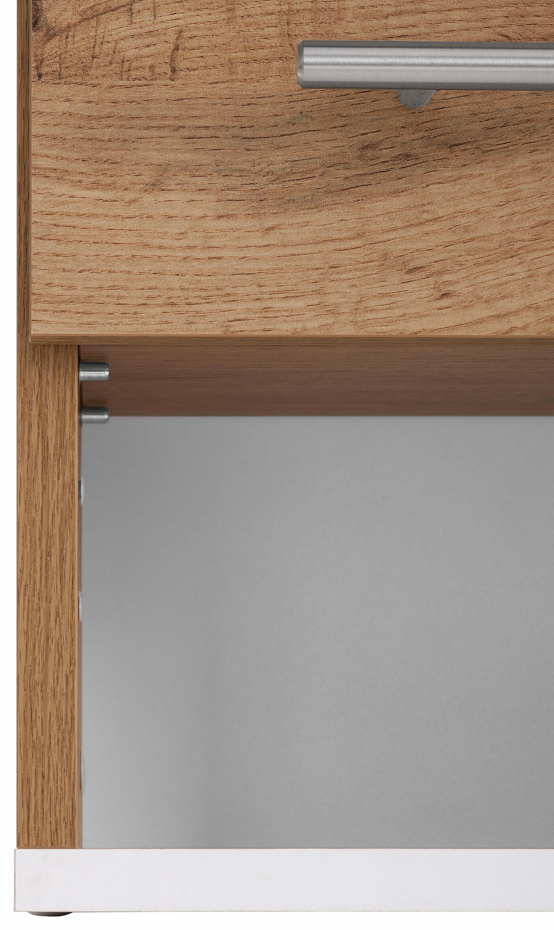 welltime Hängeschrank »Emmi Breite 30 cm« Wechselbarer Türanschlag, Metallbeschläge