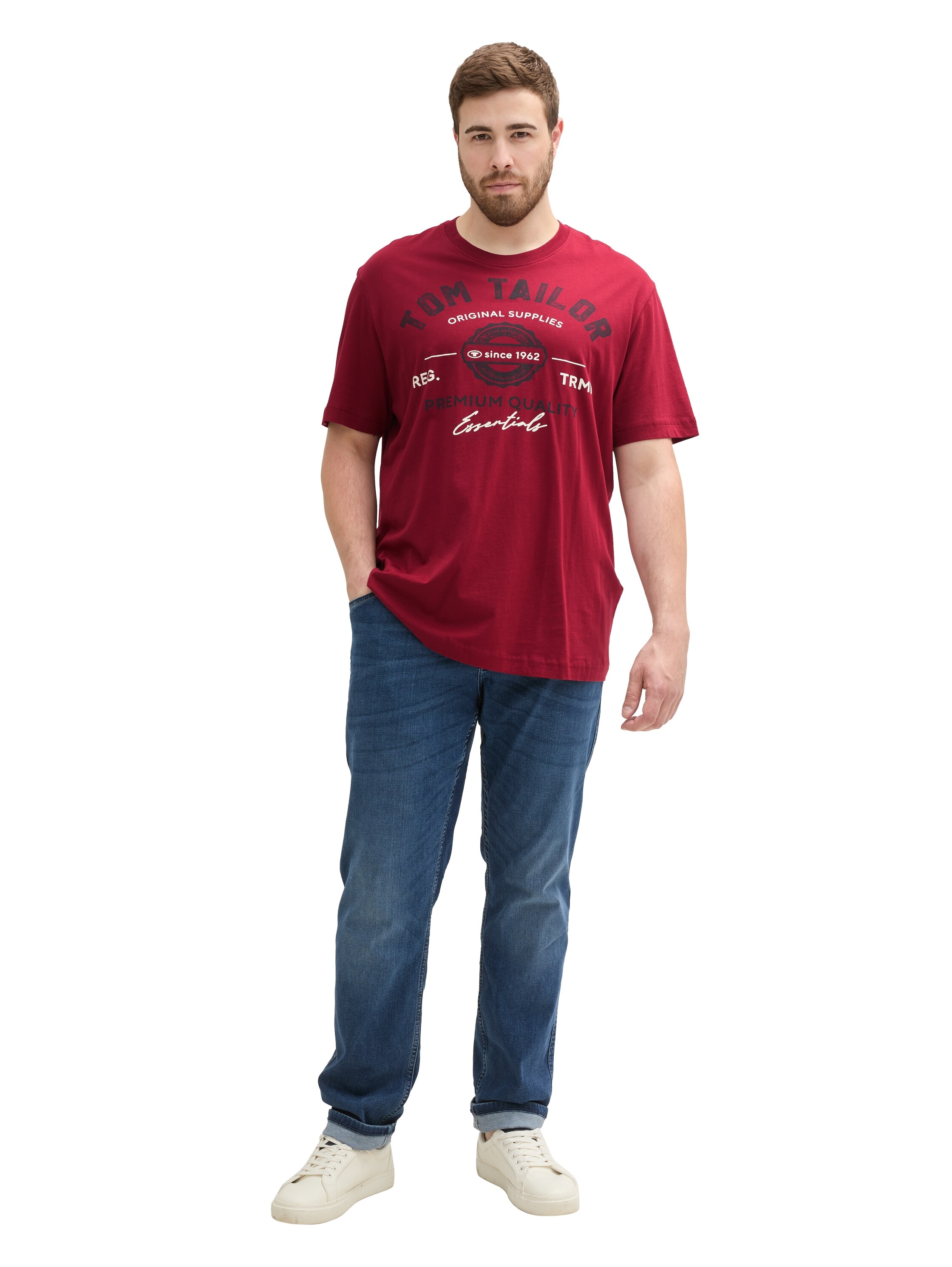 TOM TAILOR PLUS T-shirt mit Logo-Print