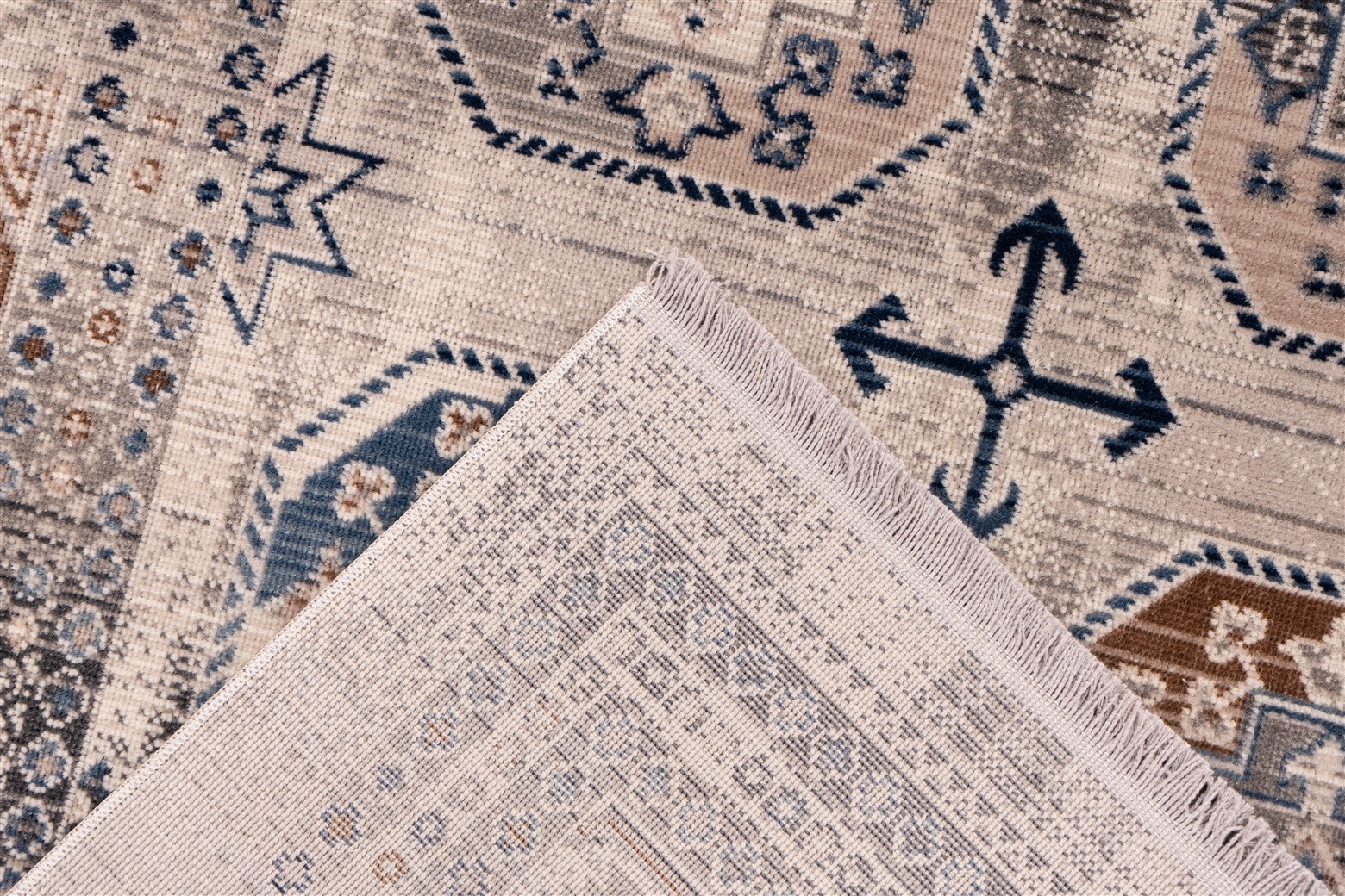 me gusta Teppich »Anouk 425« rechteckig 3,5 mm Höhe Verwaschene Optik, orientalisches Design, pflegeleicht