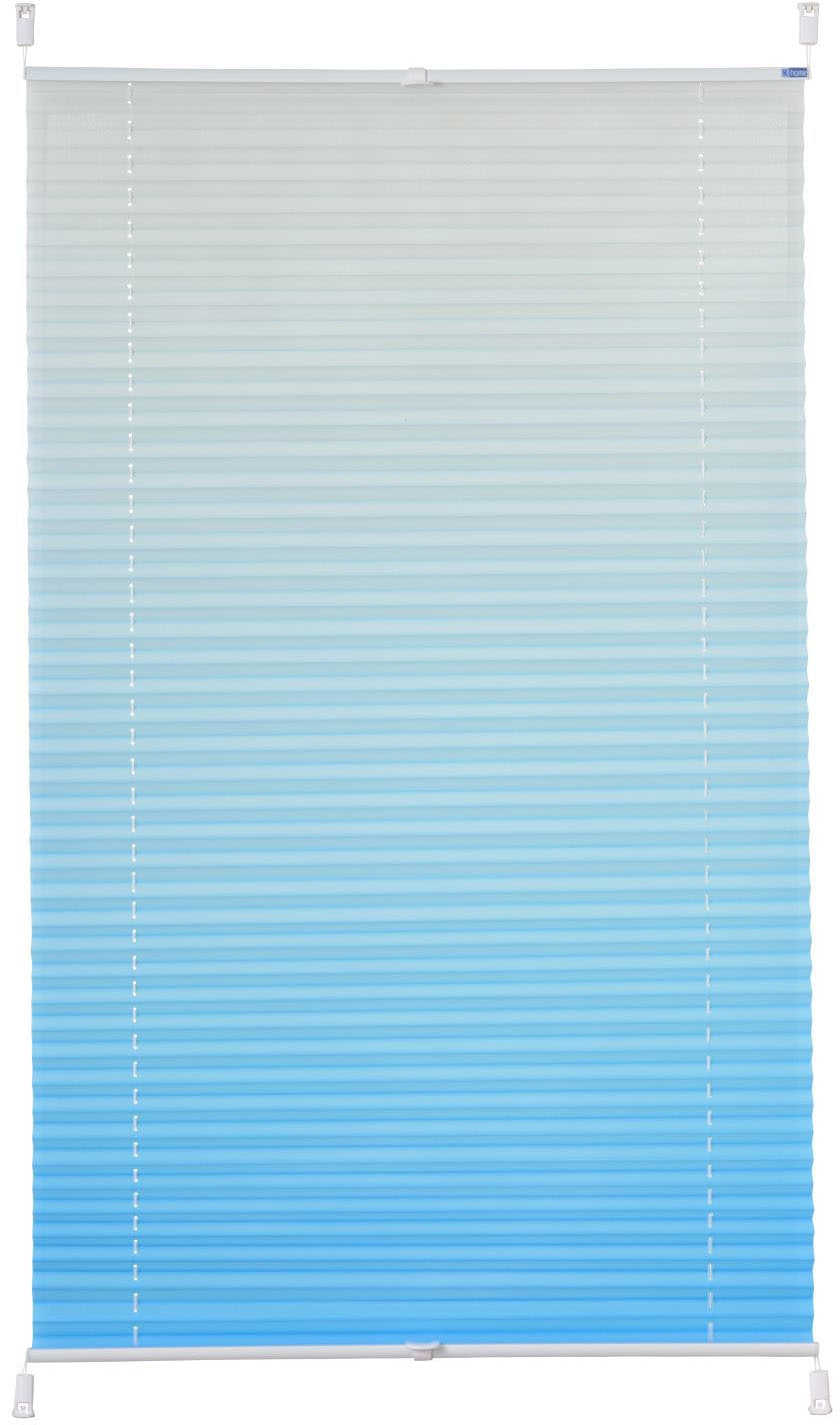 K-HOME Plissee »Farbverlauf Sunrise« Lichtschutz ohne Bohren verspannt