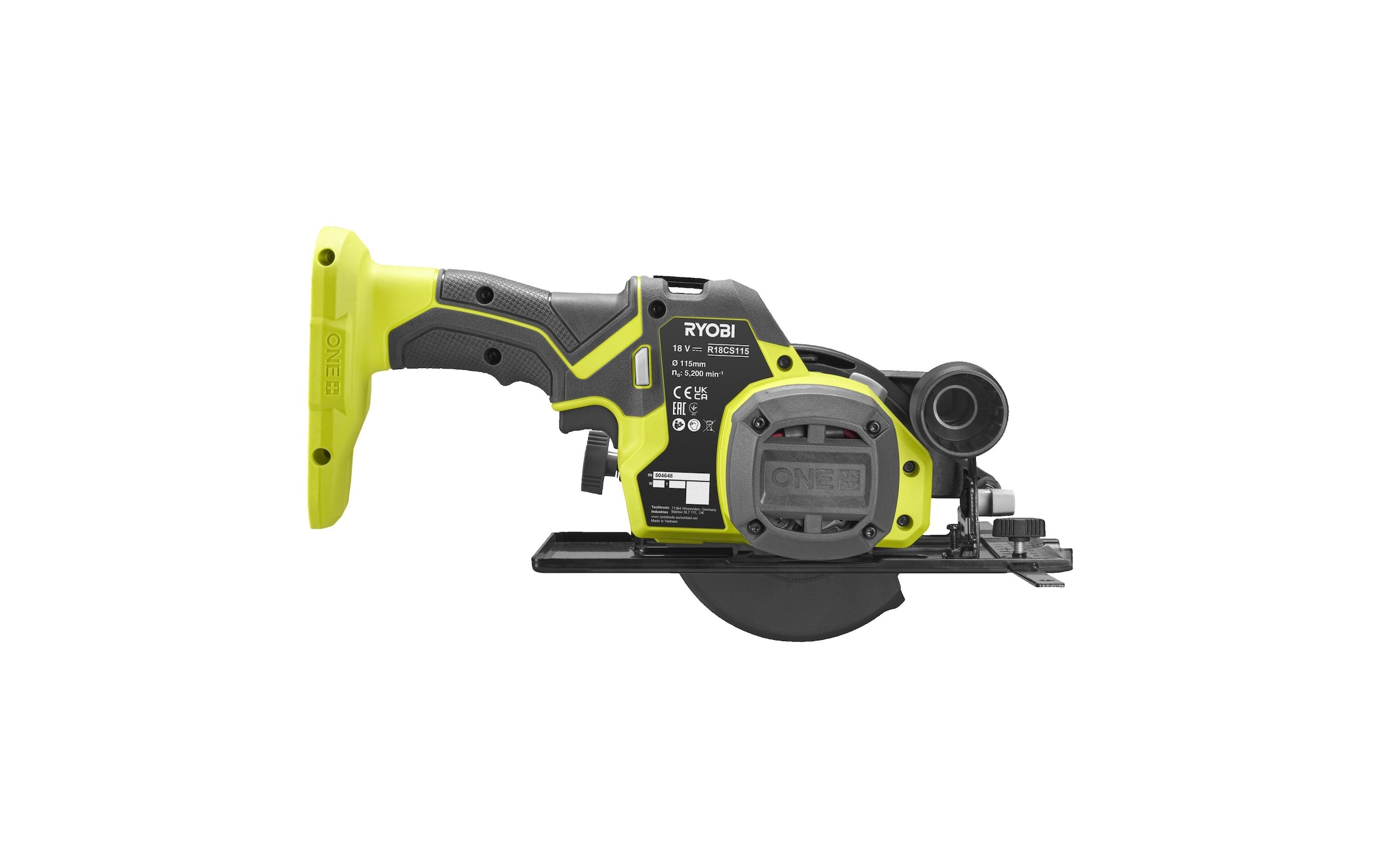 RYOBI Scie circulaire portative sans fil »18 V ONE+ R18CS115-0«