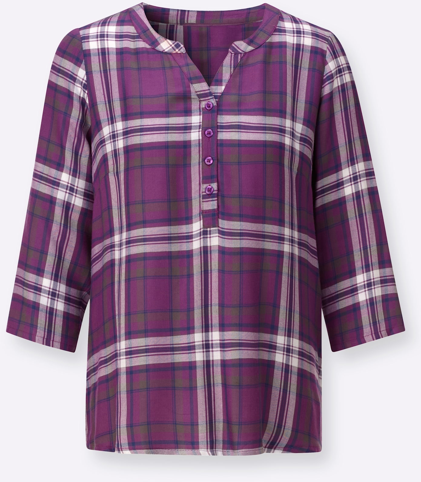 Casual Looks Blouse à carreaux