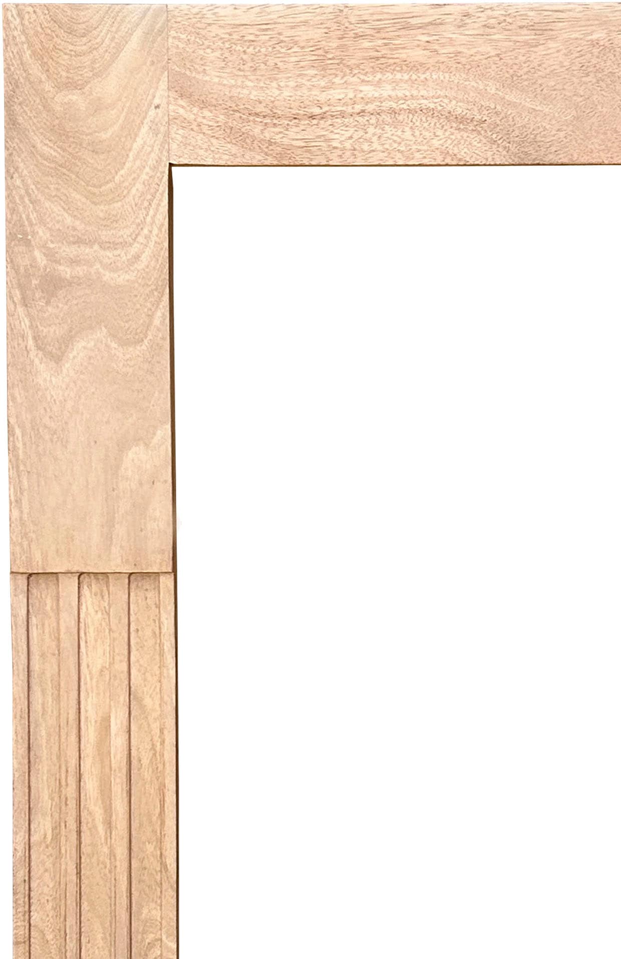 SIT Wandspiegel »Broome aus Mangoholz mit 10 cm Rahmen & Lamellendesign« Massiver Mangoholzrahmen mit natürlicher Maserung und Lamellenoptik