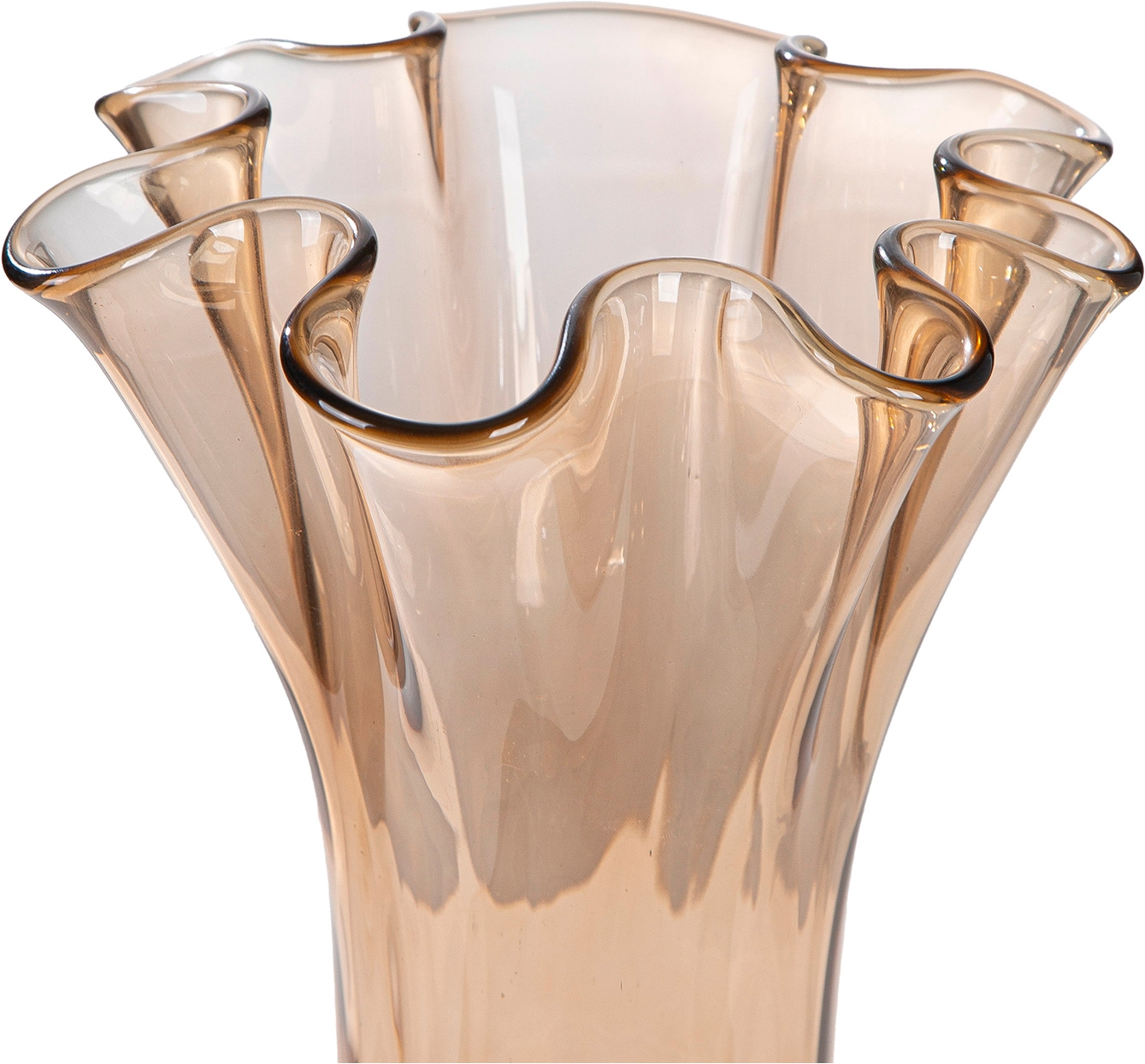 GILDE Vase de table »Vase bauchig; organisch Artesania braun H. 23 cm« vase, artisanat, artisanal, structuré, rustique, accroche-regard