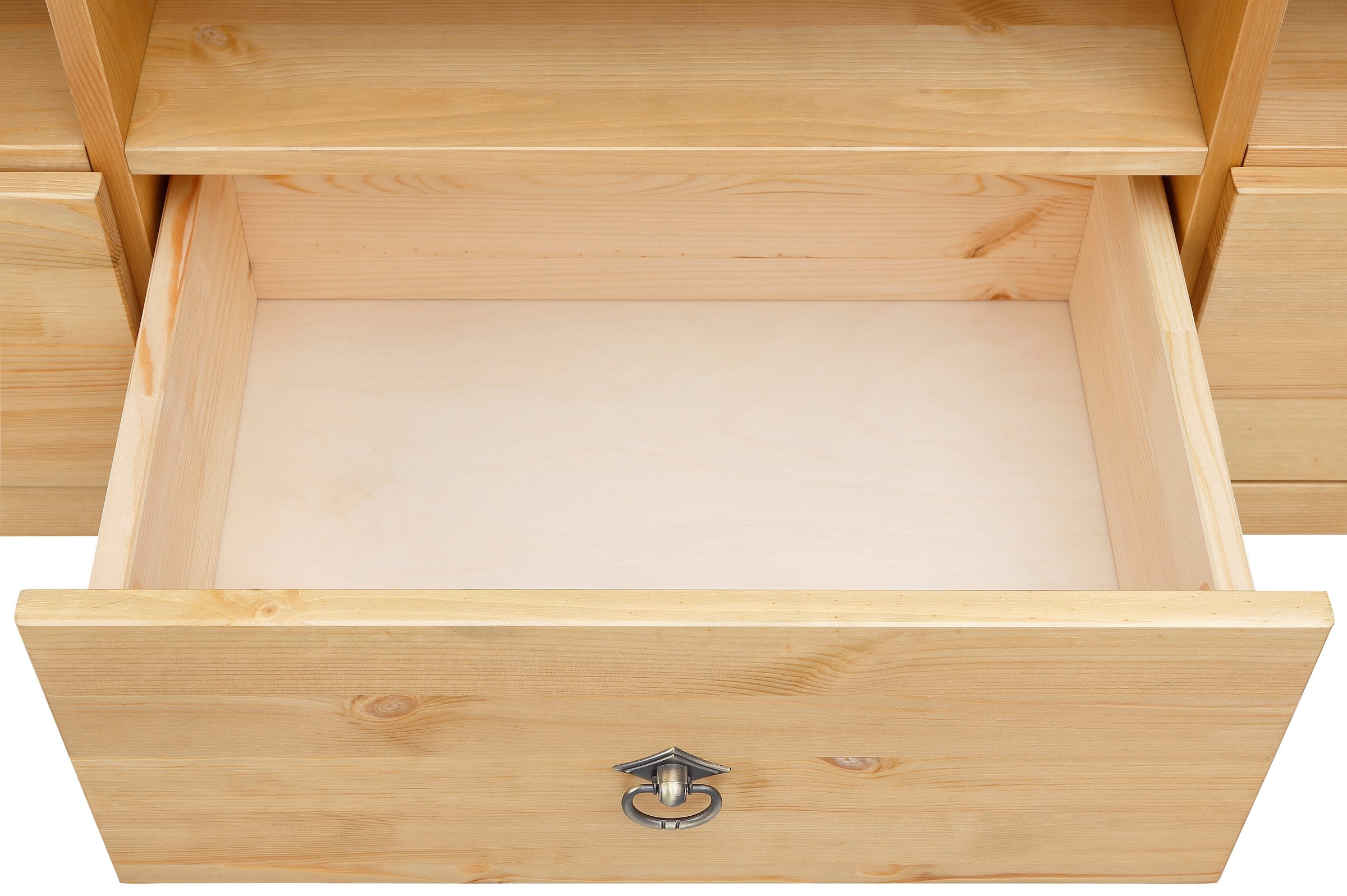 GOODproduct TV-Board »Gotland« Breite 147 cm, mit Schubladen und offenen Fächern, Massivholz, FSC®