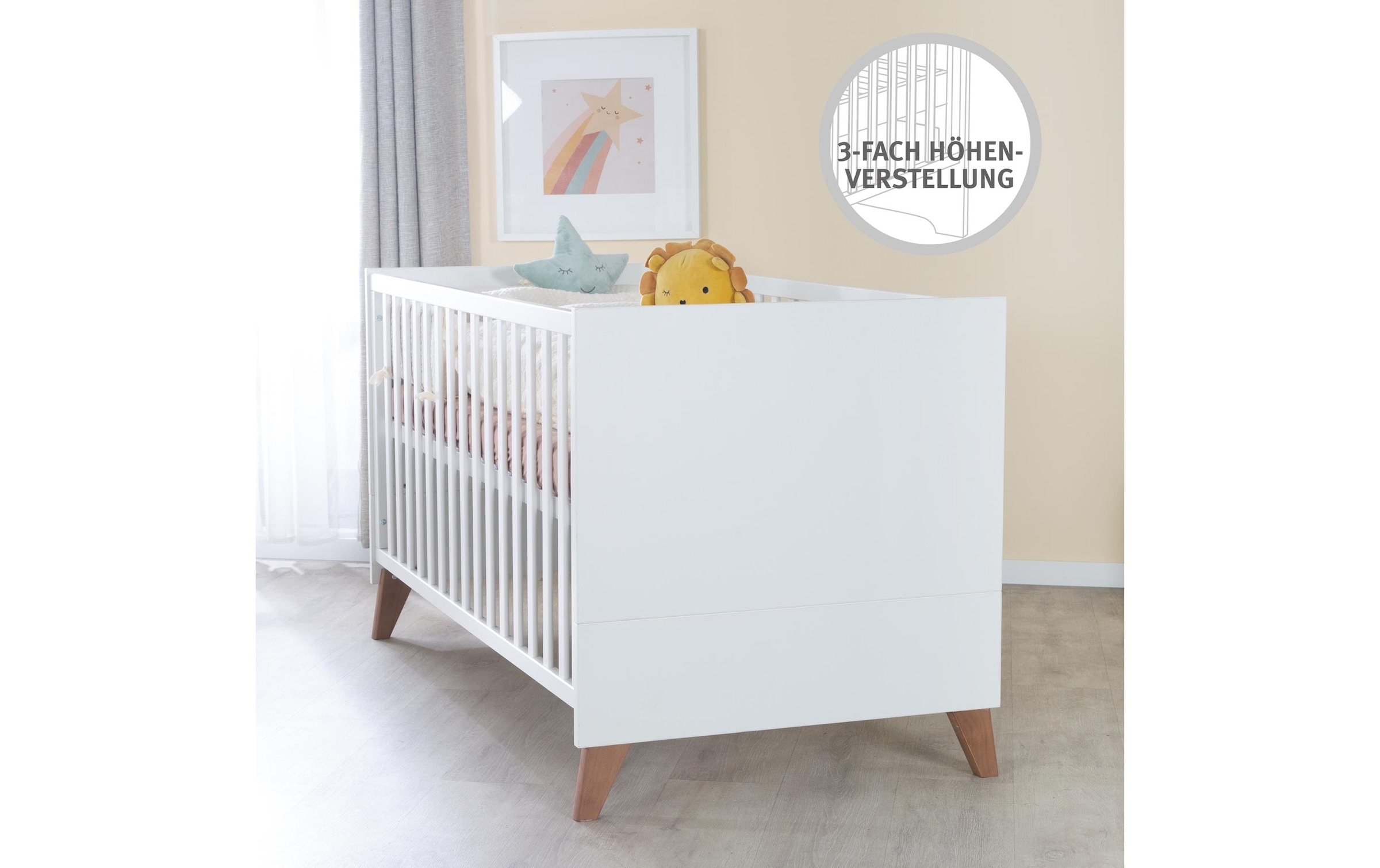roba® Lit d'enfant »roba Kombi-Kinderbett 70 x 140 cm«