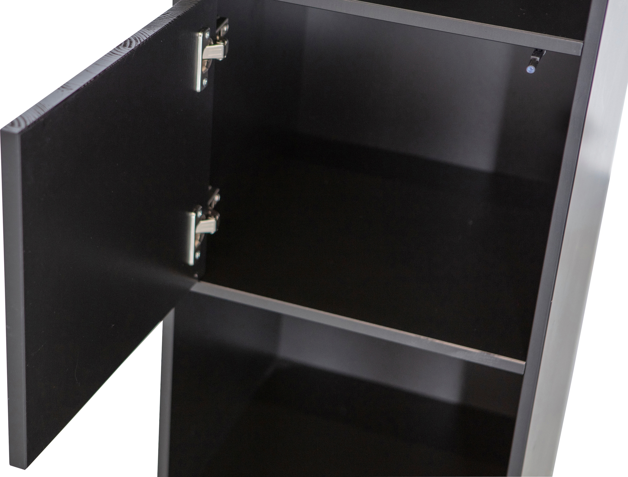WOOOD Étagère à livres »Finca FSC®-Kiefernholz mit Druckmechanismus H 210 x B 40 x T 40 cm« capacité de charge 10 kg par étagère, aspect flottant, facile à monter