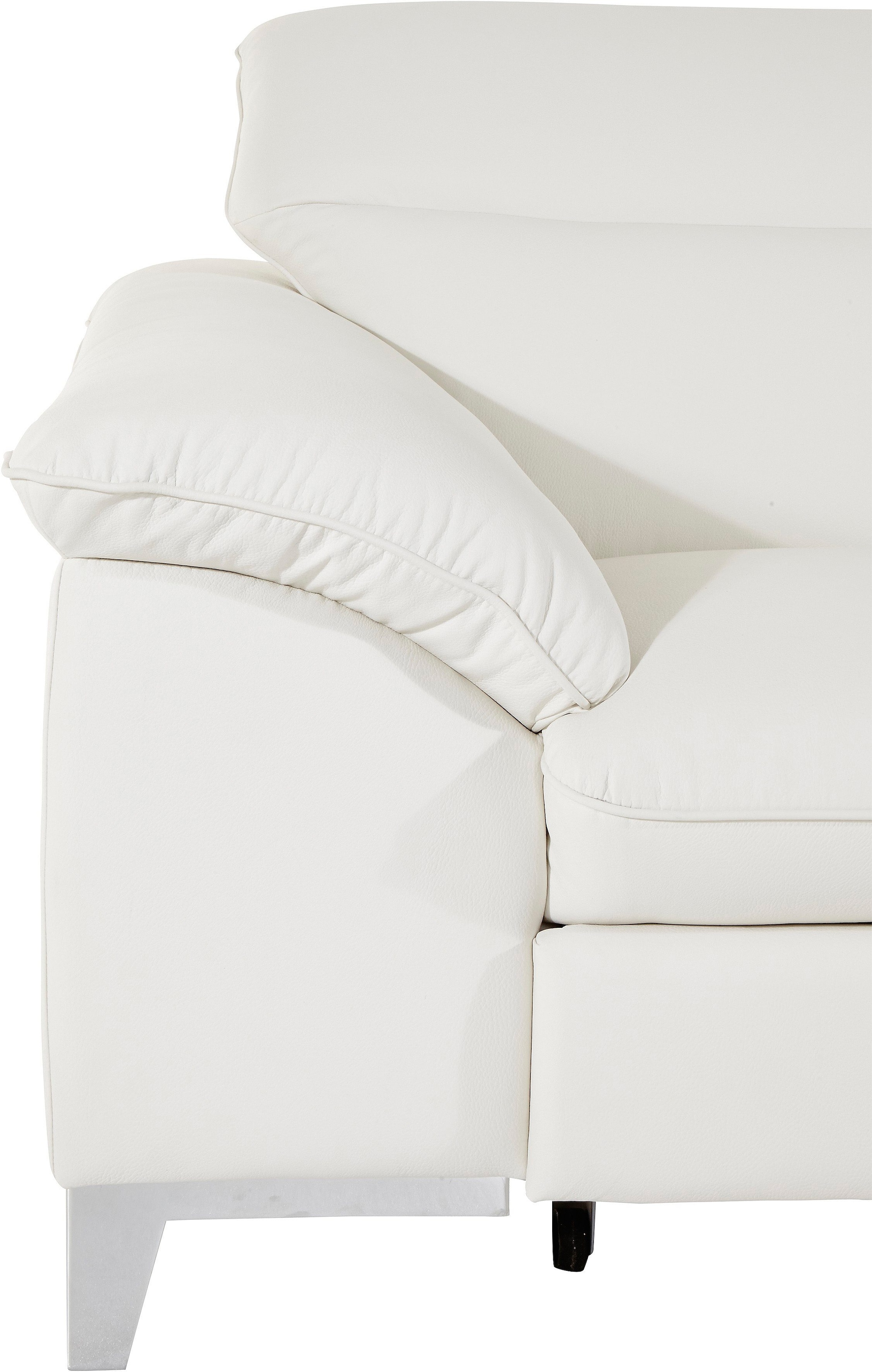 COTTA Ecksofa »Teresa L-Form« mit Kopfteilverstellung, wahlweise mit Bettfunktion