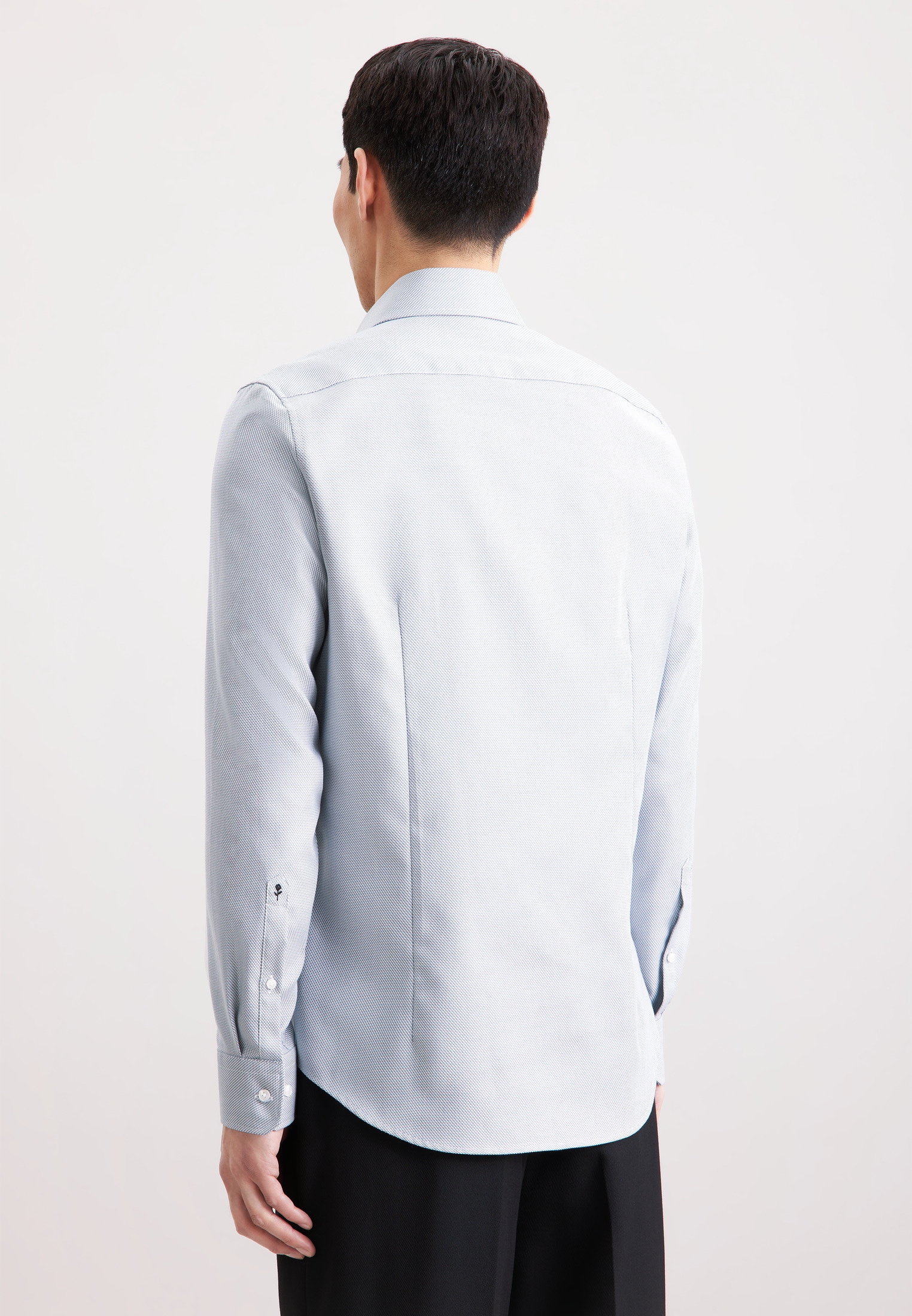 seidensticker Businesshemd »Schwarze Rose« X-Slim 1/1 Kentkragen Struktur