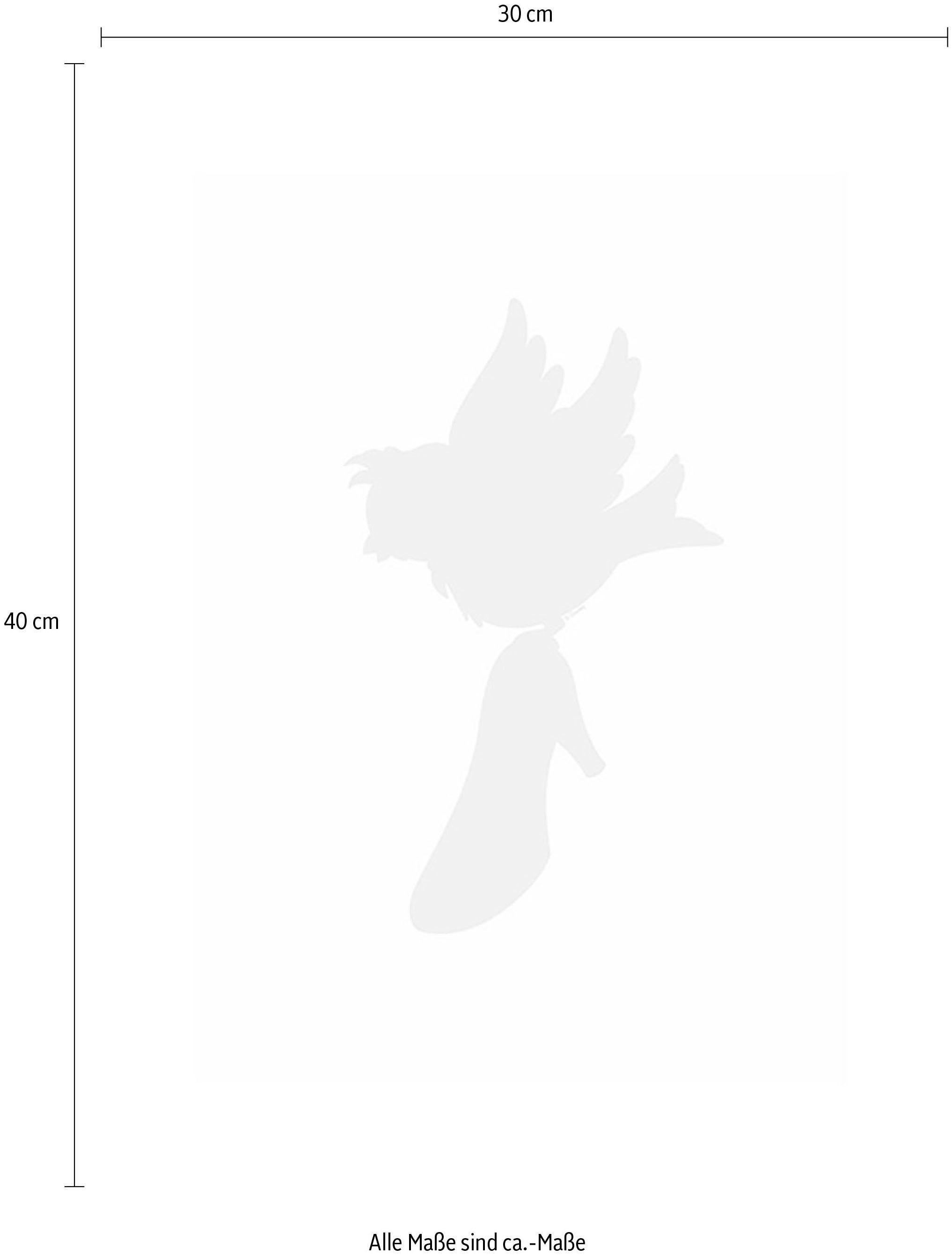 Komar Image »Cinderella Bird« 1 cuis tlg. Wandbild zur Dekoration im Kinderzimmer - ohne Rahmen