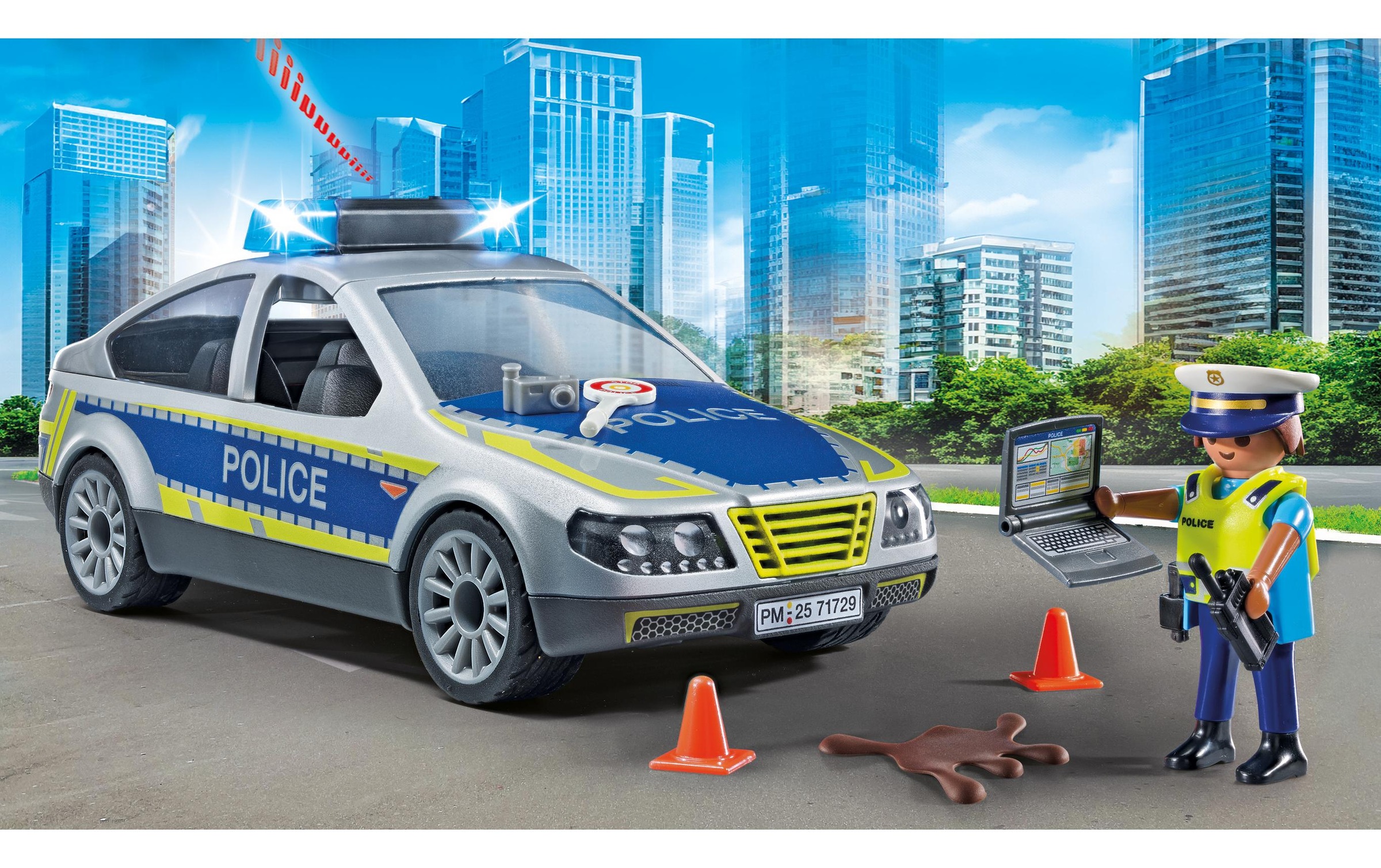 Playmobil® Spielbausteine »Action Heroes Polizei Streifenwagen 71729«
