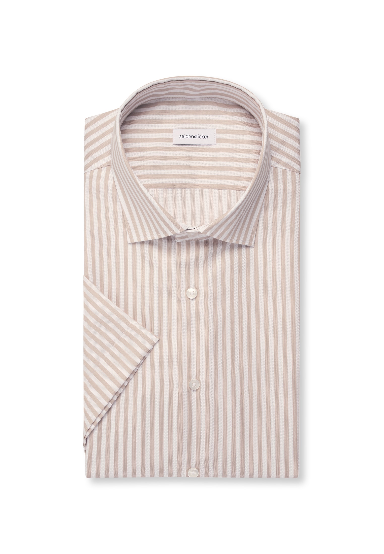 seidensticker Businesshemd »Shaped« Shaped 1/2 Kentkragen Streifen