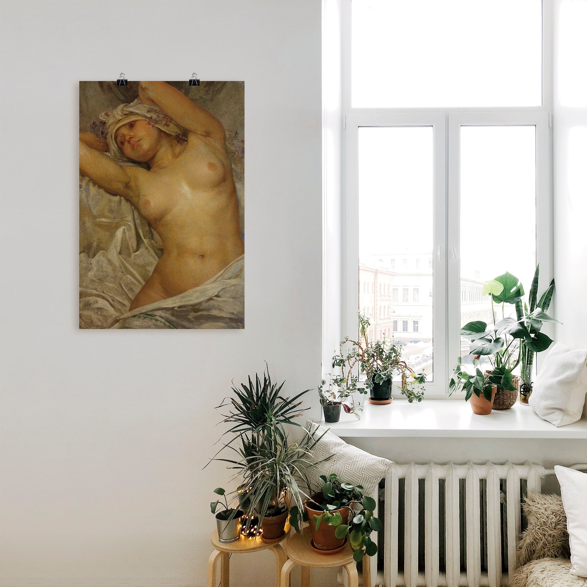 Artland Poster »Mädchenakt. 1922.« Frau 1 Stk. tlg. als Leinwandbild, Poster, Wandaufkleber in verschied. Grössen