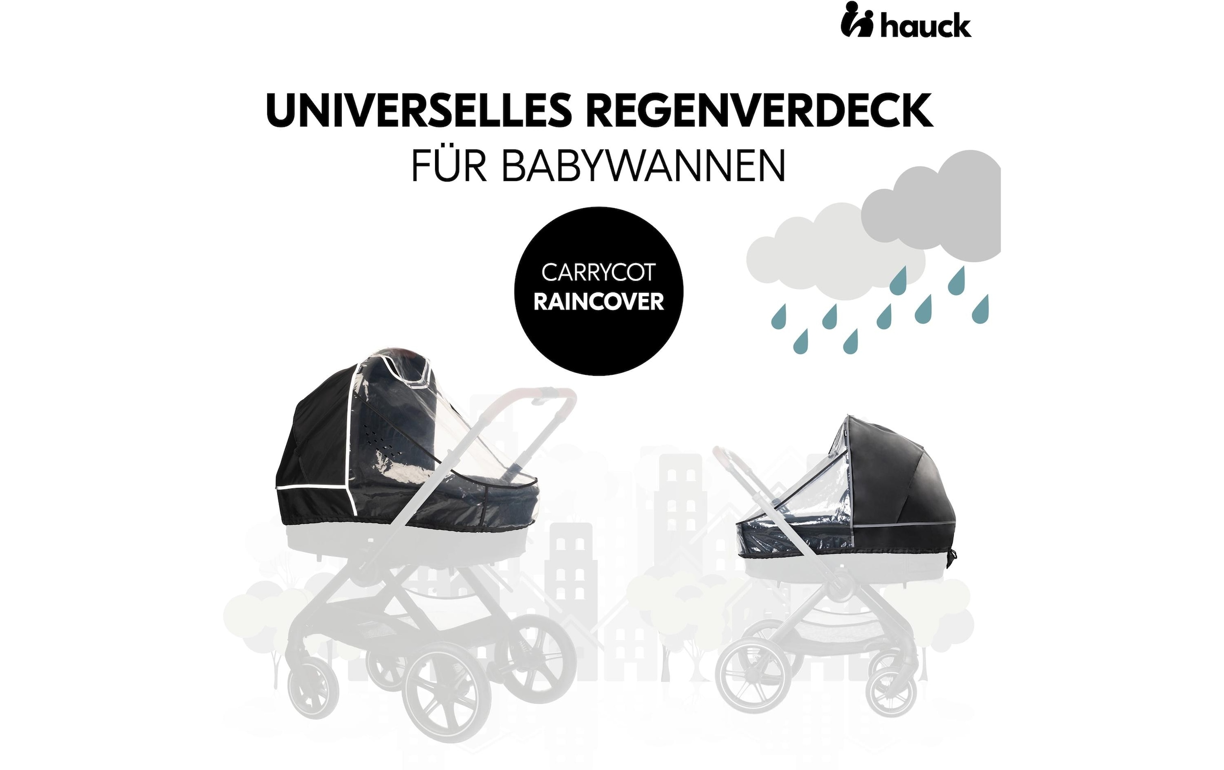 Hauck Kinderwagen-Regenschutzhülle »Carrycot Raincover«