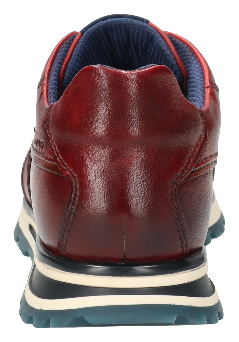 bugatti Sneakers  mit seitlichem Logoprägung, Freizeitschuh, Halbschuh, Schnürschuh