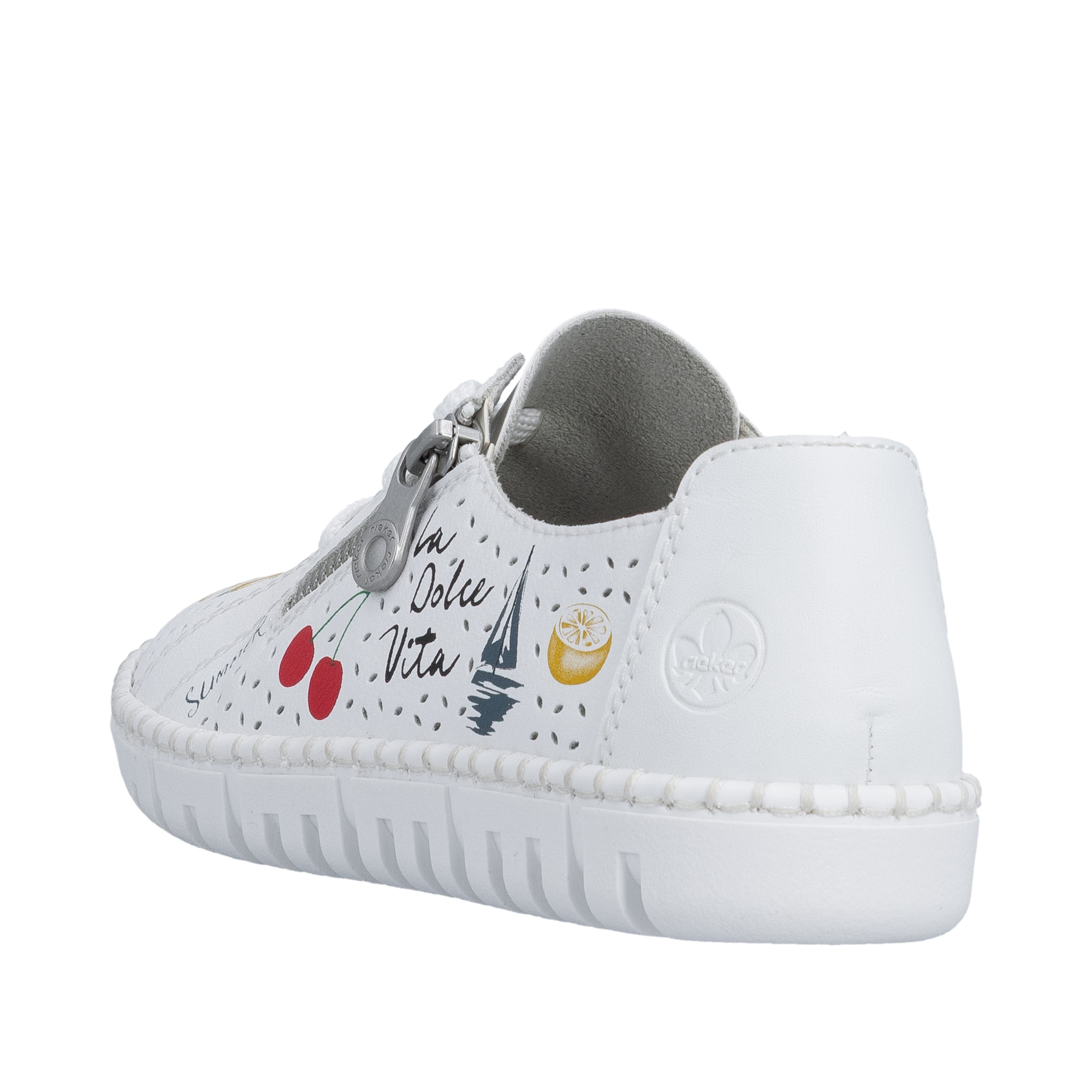 Rieker Chaussure à lacets  sneaker, chaussure basse, à lacets avec imprimé estival
