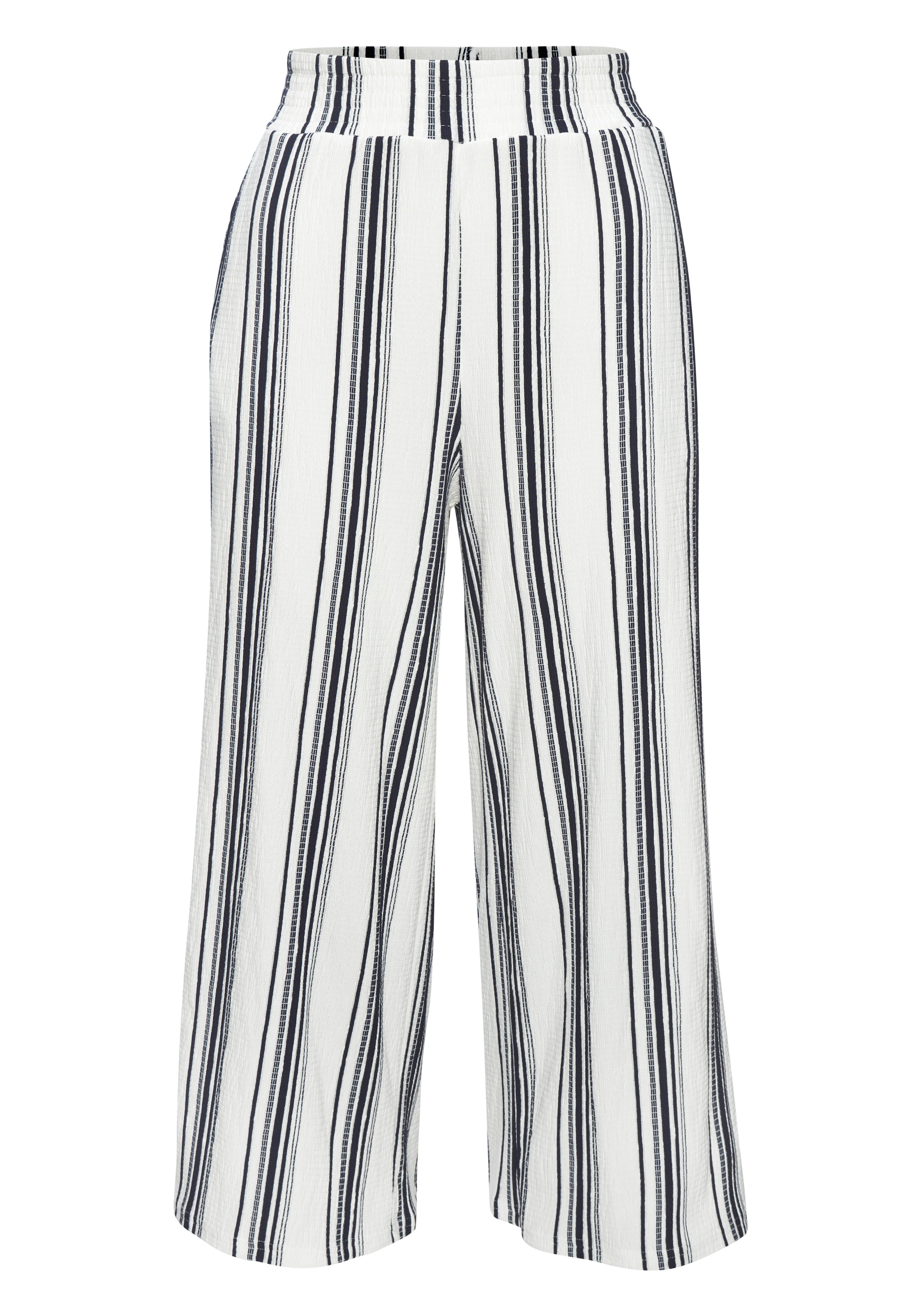 LASCANA Pantalon 7/8 »mit locker-luftigem Bein«  aus strukturierter Ware, sommerliche Schlupfhose, Strandhose